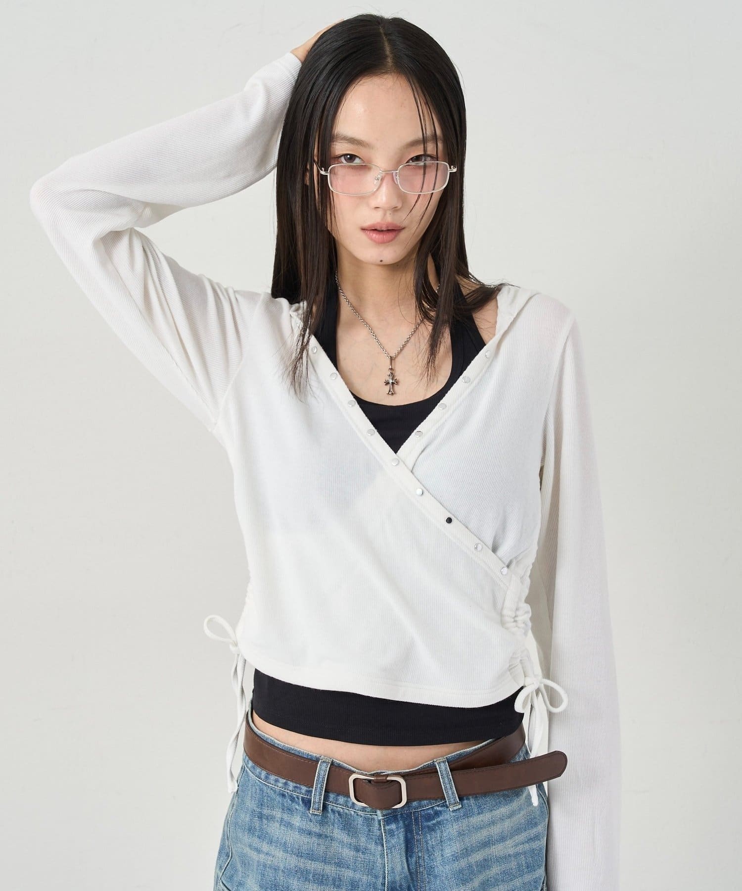 WHO’S WHO gallery(フーズフーギャラリー) SQUARE FULL-RIM GLASSES