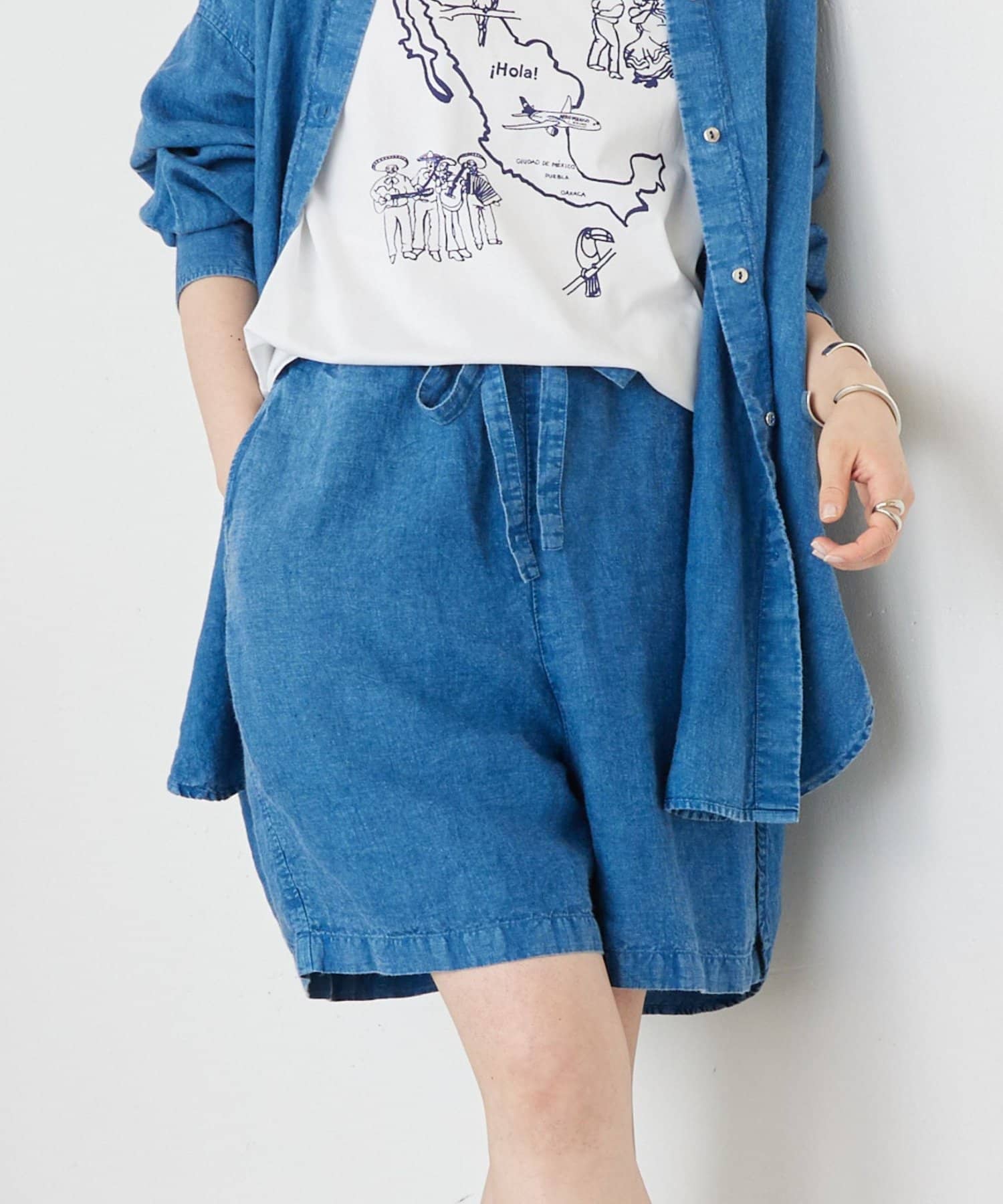 BEARDSLEY(ビアズリー) 《4/1(水)20：00予約開始》ウォッシュドリネンショートパンツ