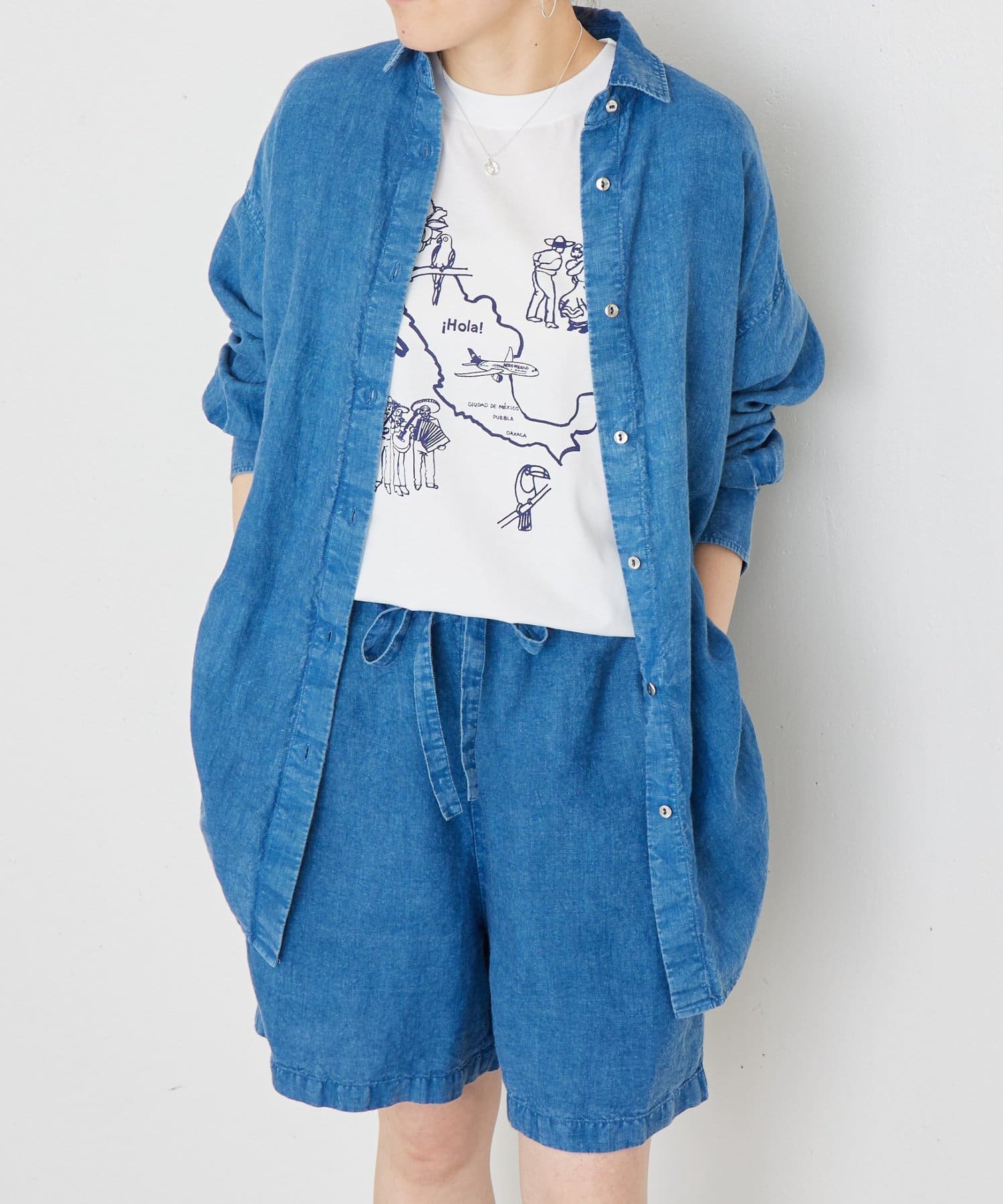 BEARDSLEY(ビアズリー) 《4/1(水)20：00予約開始》ウォッシュドリネンシャツ