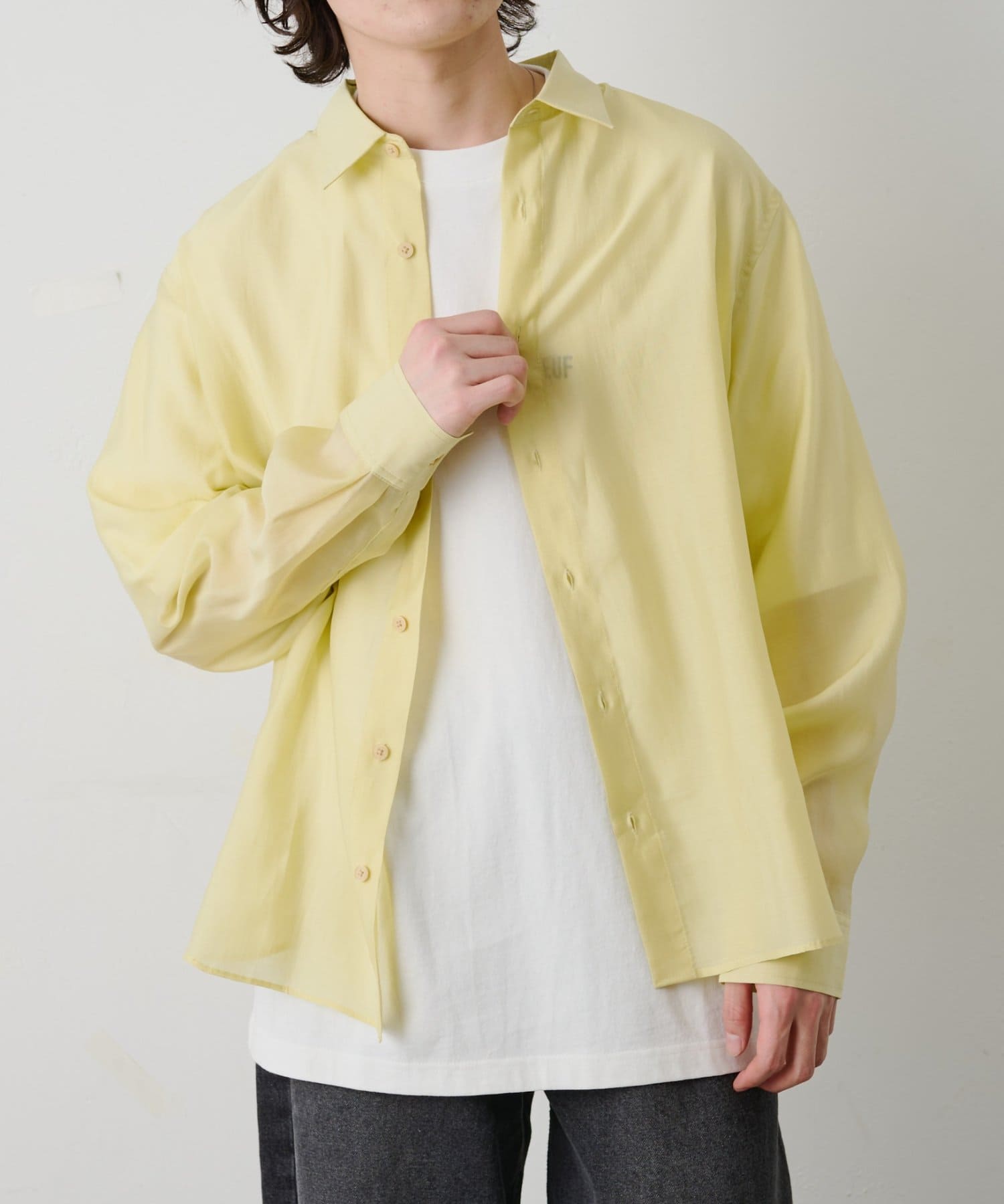 COLONY 2139(コロニー トゥーワンスリーナイン) エアリースルー長袖シャツ