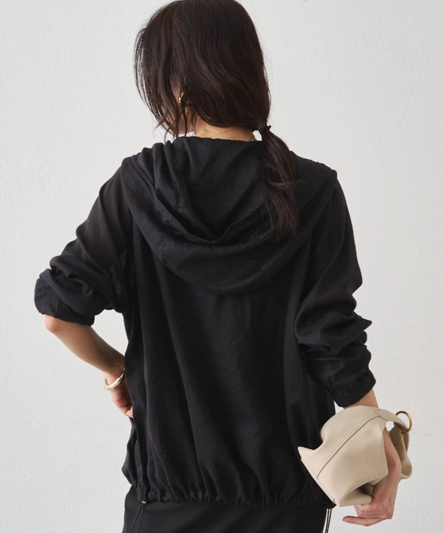 LOUNGEDRESS(ラウンジドレス) シアーZIPパーカー