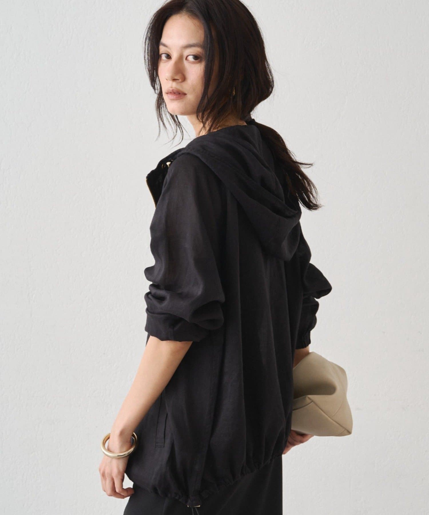 LOUNGEDRESS(ラウンジドレス) シアーZIPパーカー