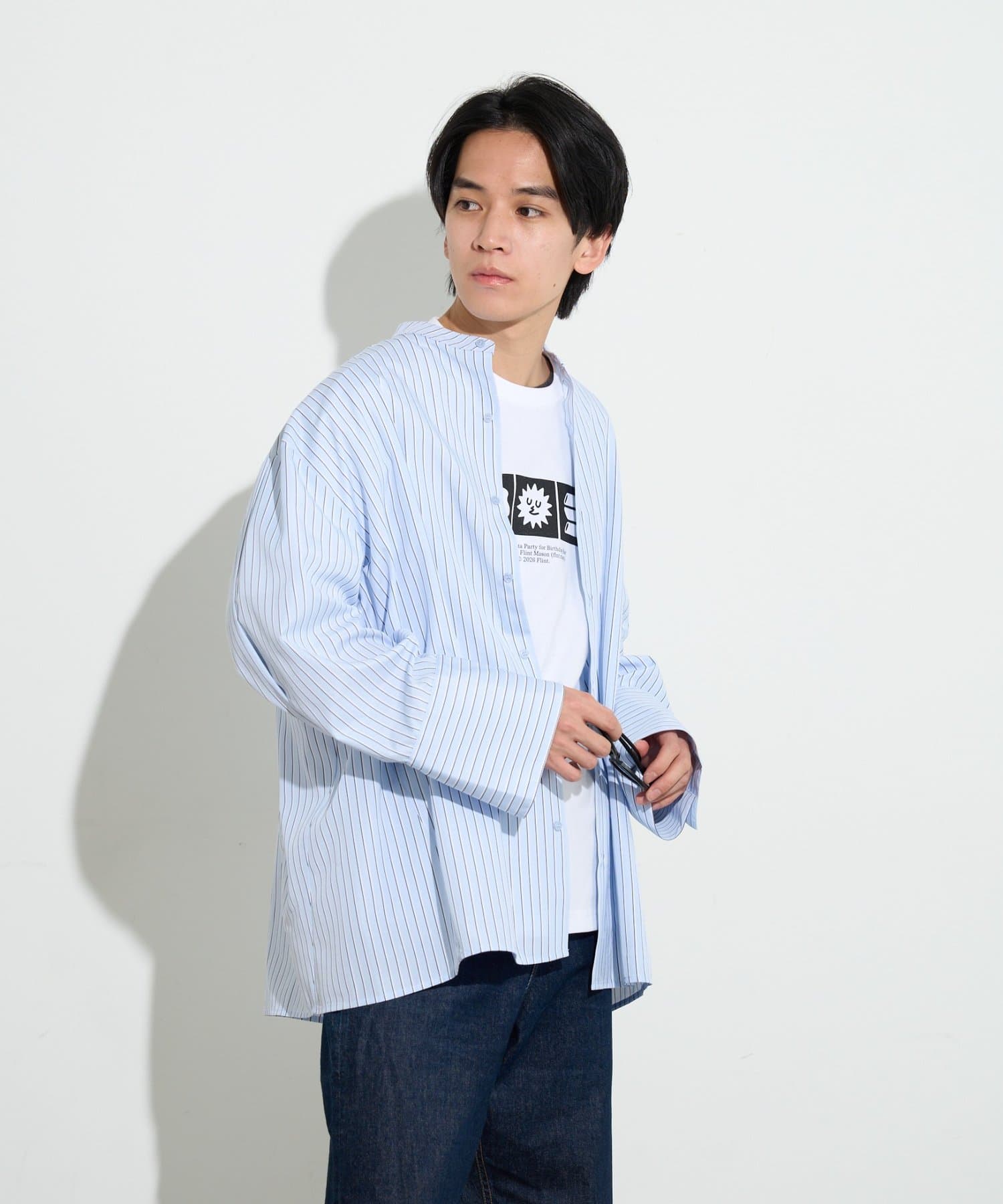 BIRTHDAY BAR(バースデイバー) 【B-DAY STORE】カフスブラウス　メンズ