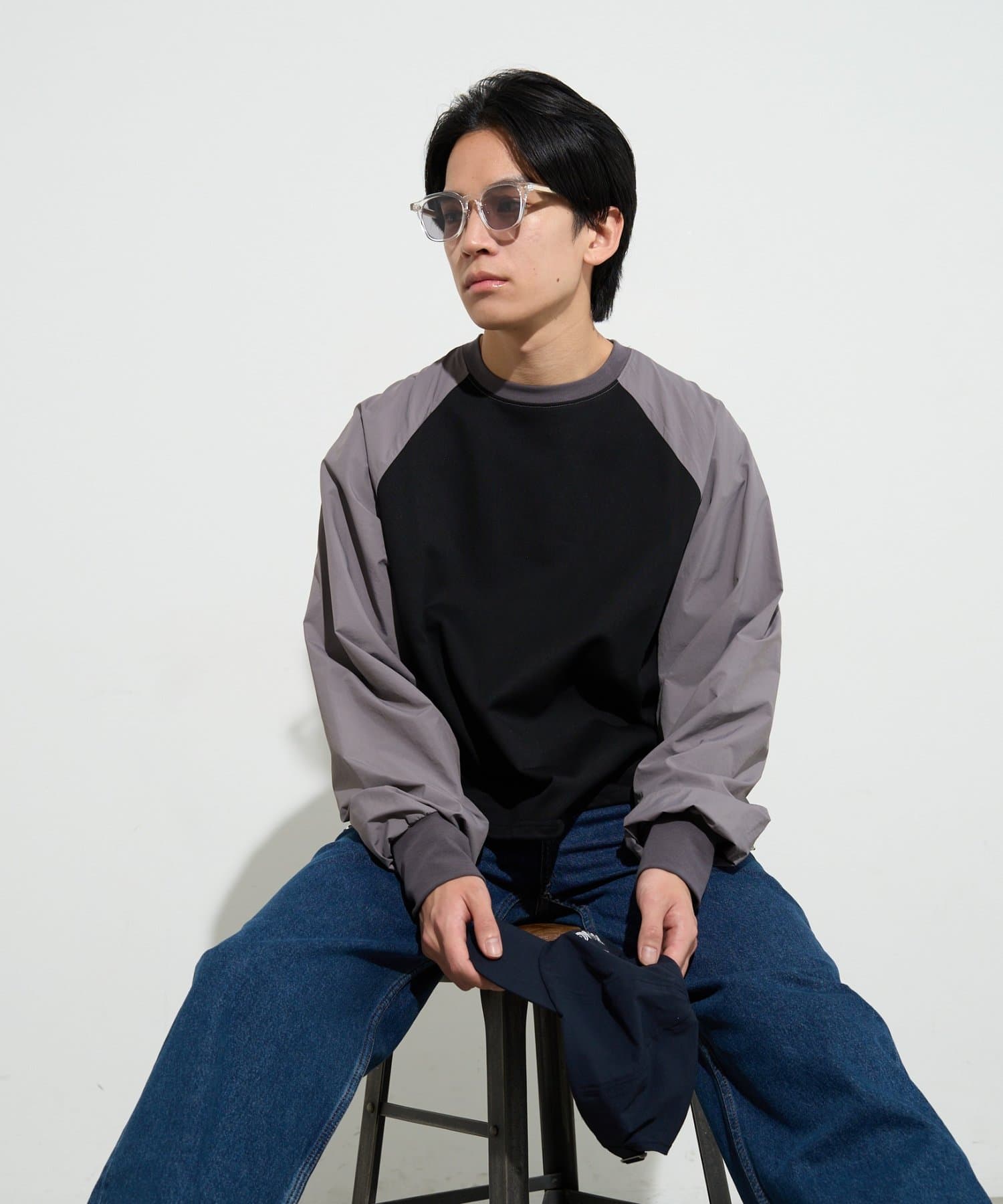 BIRTHDAY BAR(バースデイバー) 【B-DAY STORE】切り替えカットソー　メンズ