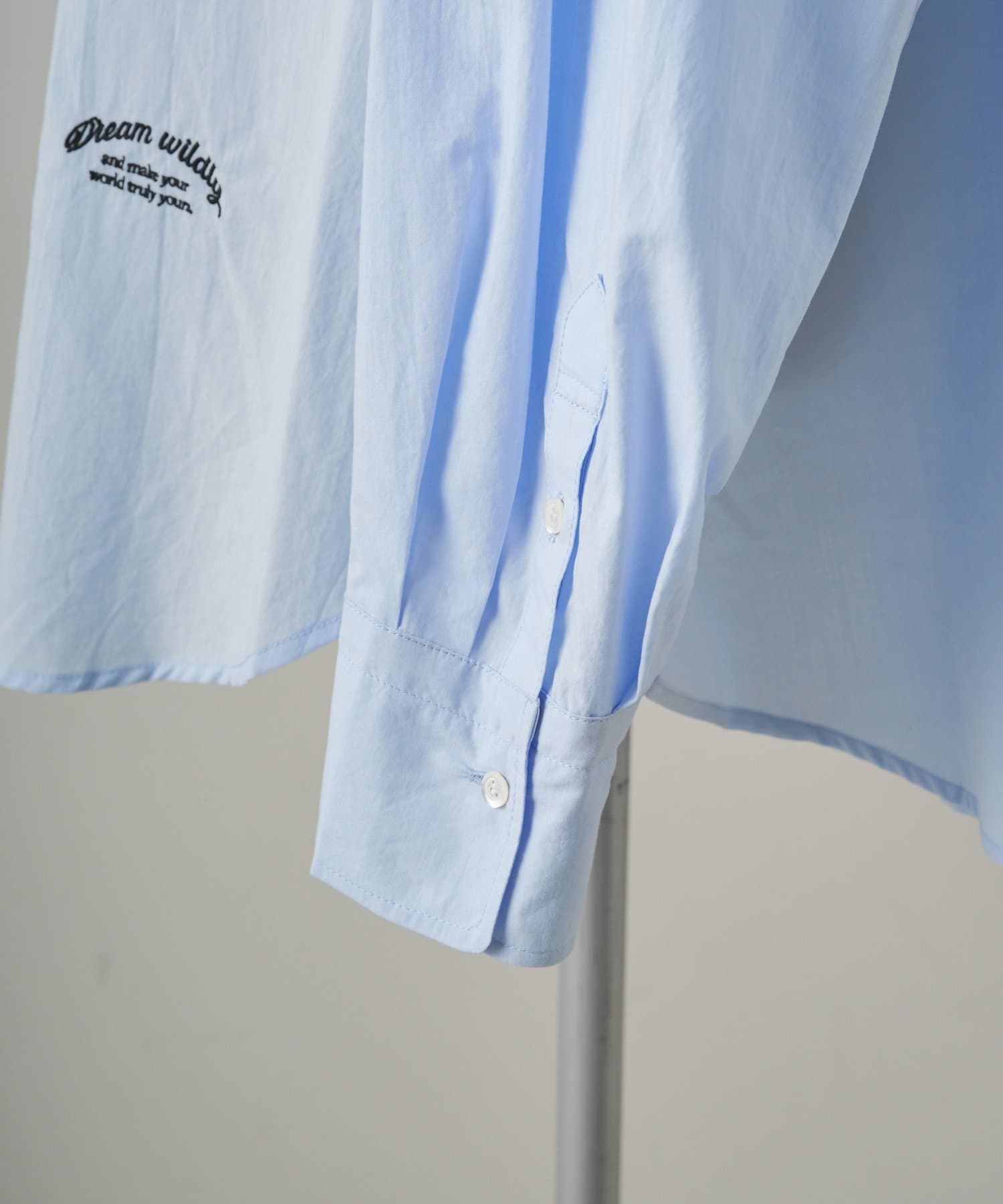 PUAL CE CIN(ピュアルセシン) リヨセルコットンオーバーシャツ