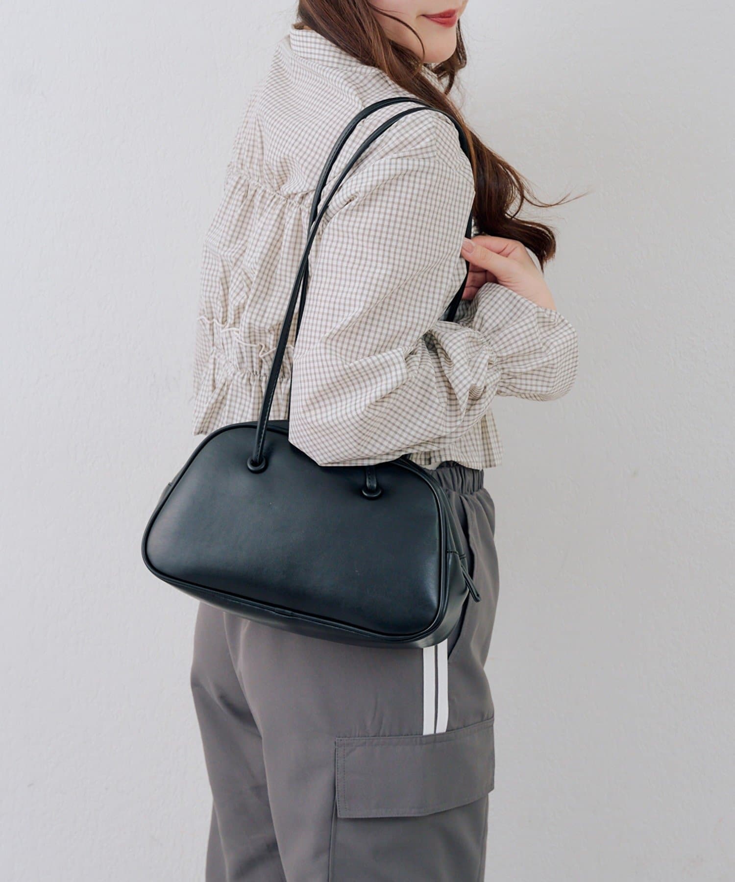 NICE CLAUP / OLIVE des OLIVE OUTLET(ナイスクラップ  / オリーブ デ オリーブ アウトレット) 【RMAF】フリルショートブラウス