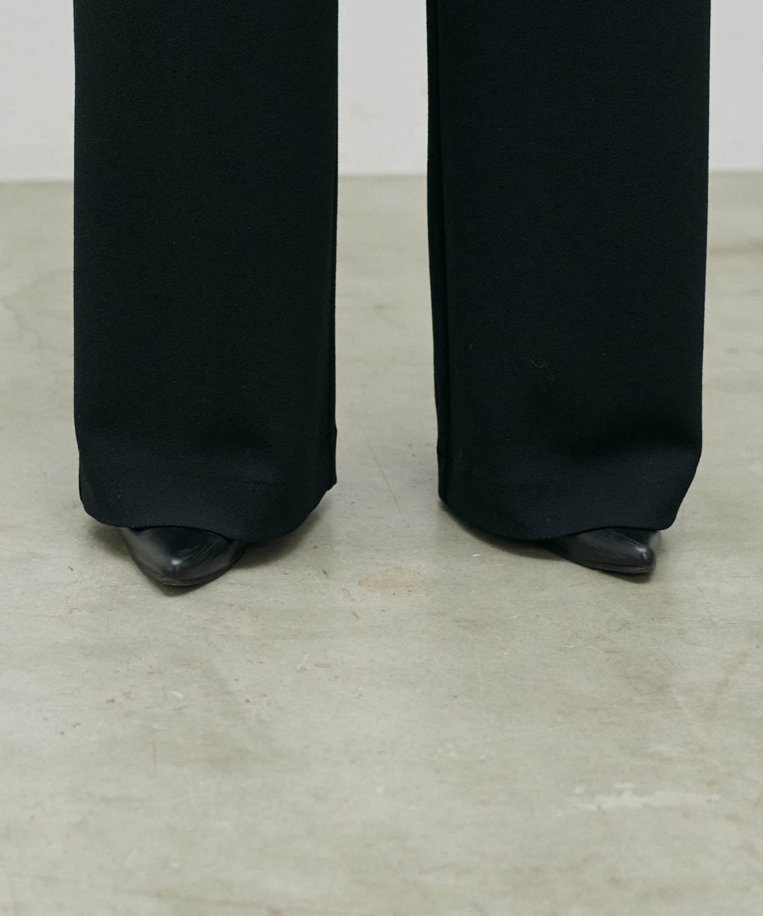 LARUTA(ラルータ) しっかりカットジョーゼットパンツ