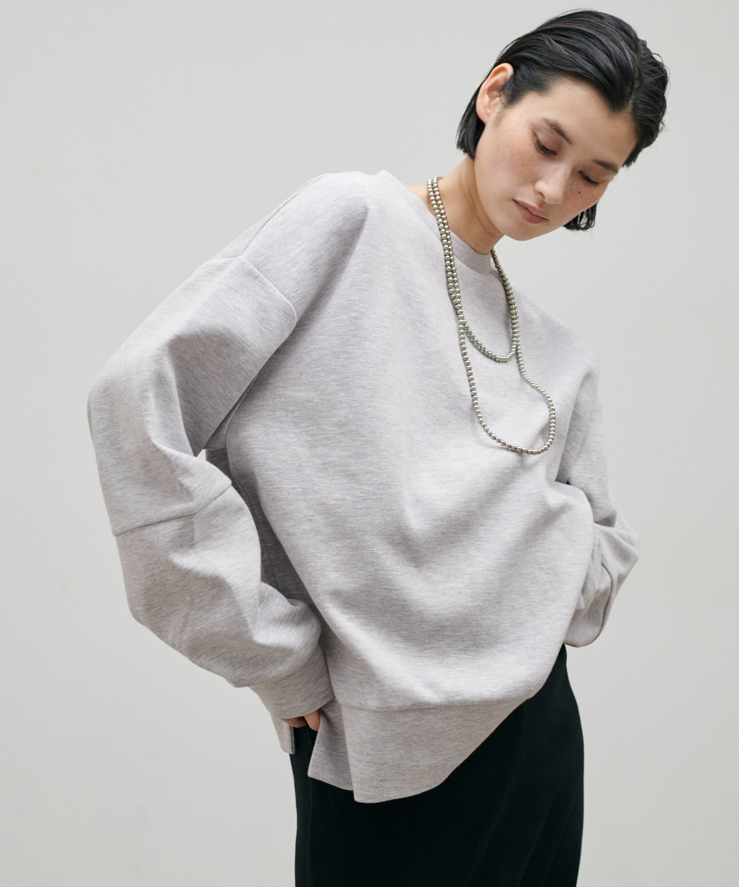 LARUTA(ラルータ) ダンボールニットデザインプルオーバー