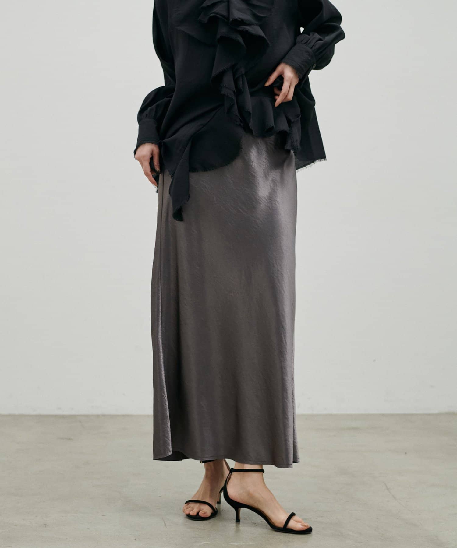 LARUTA(ラルータ) とろみナロースカート