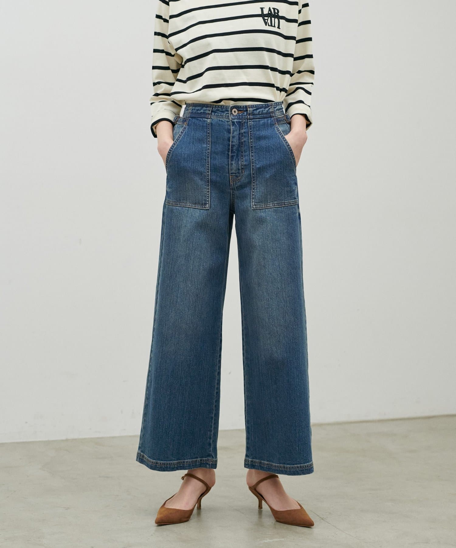 LARUTA(ラルータ) UVカットベイカーデニム