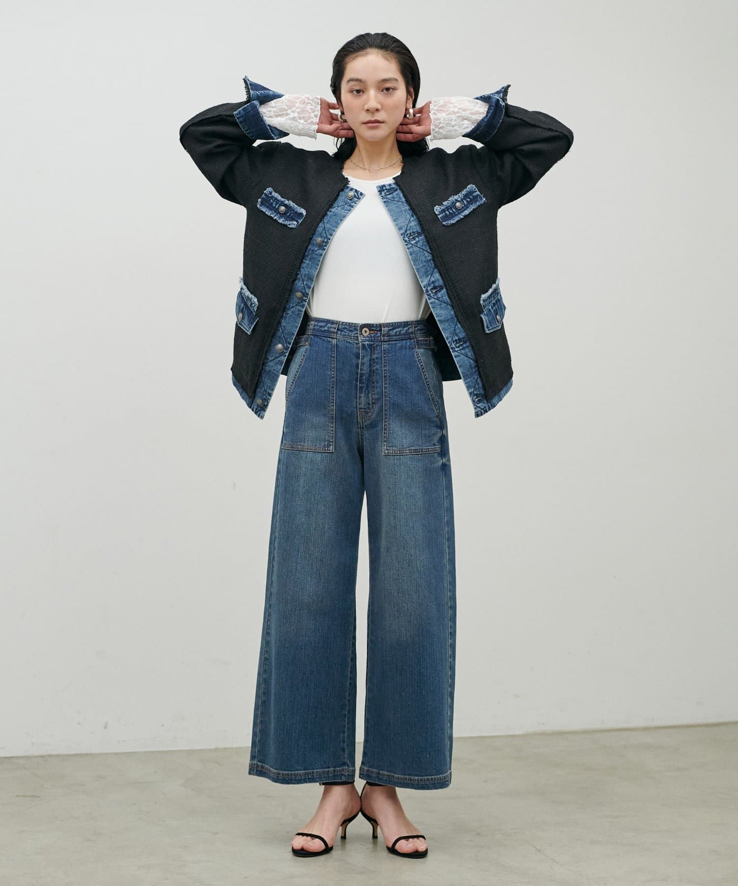 LARUTA(ラルータ) UVカットベイカーデニム