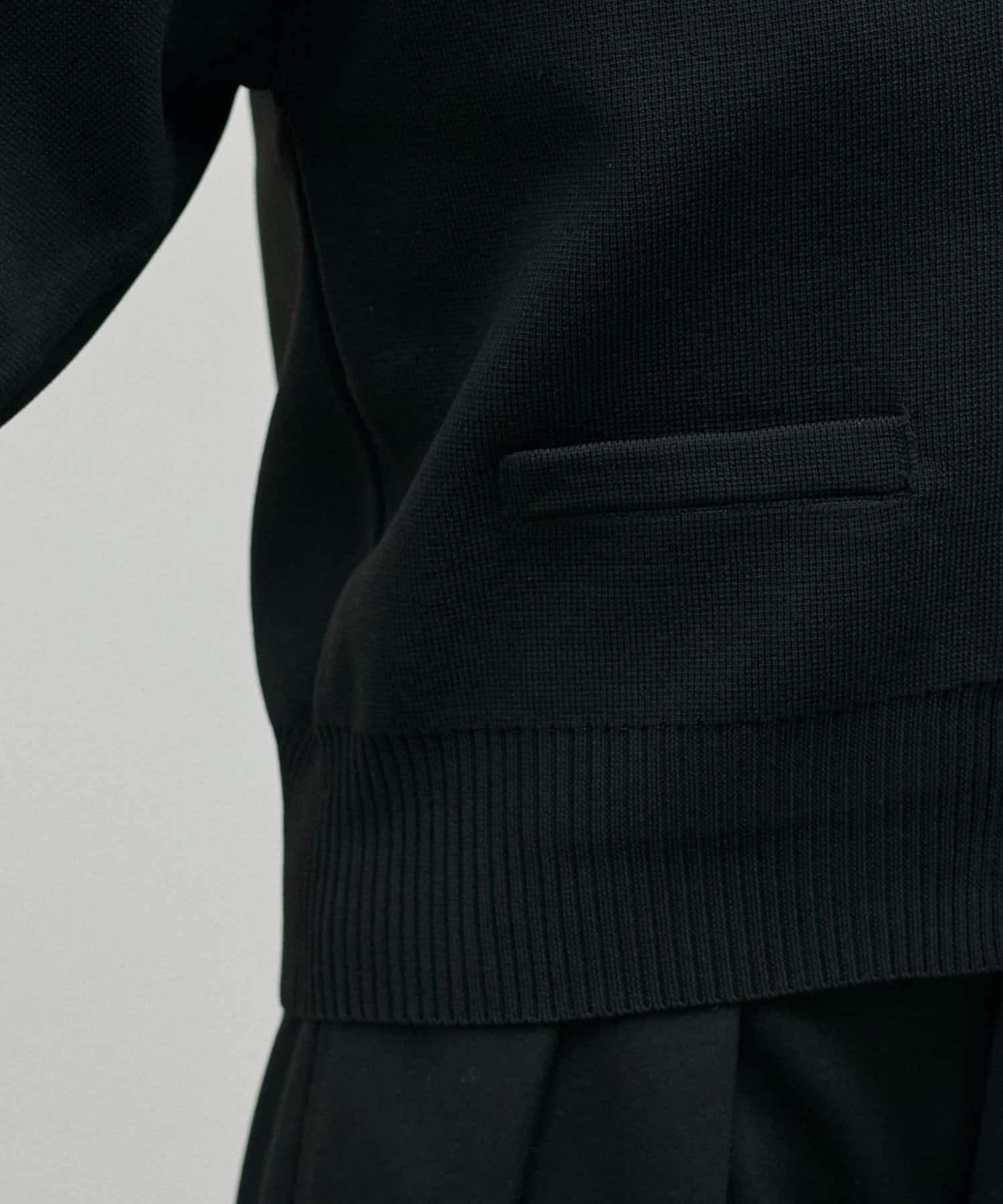 LARUTA(ラルータ) お家で洗える金釦ポリニットカーディガン