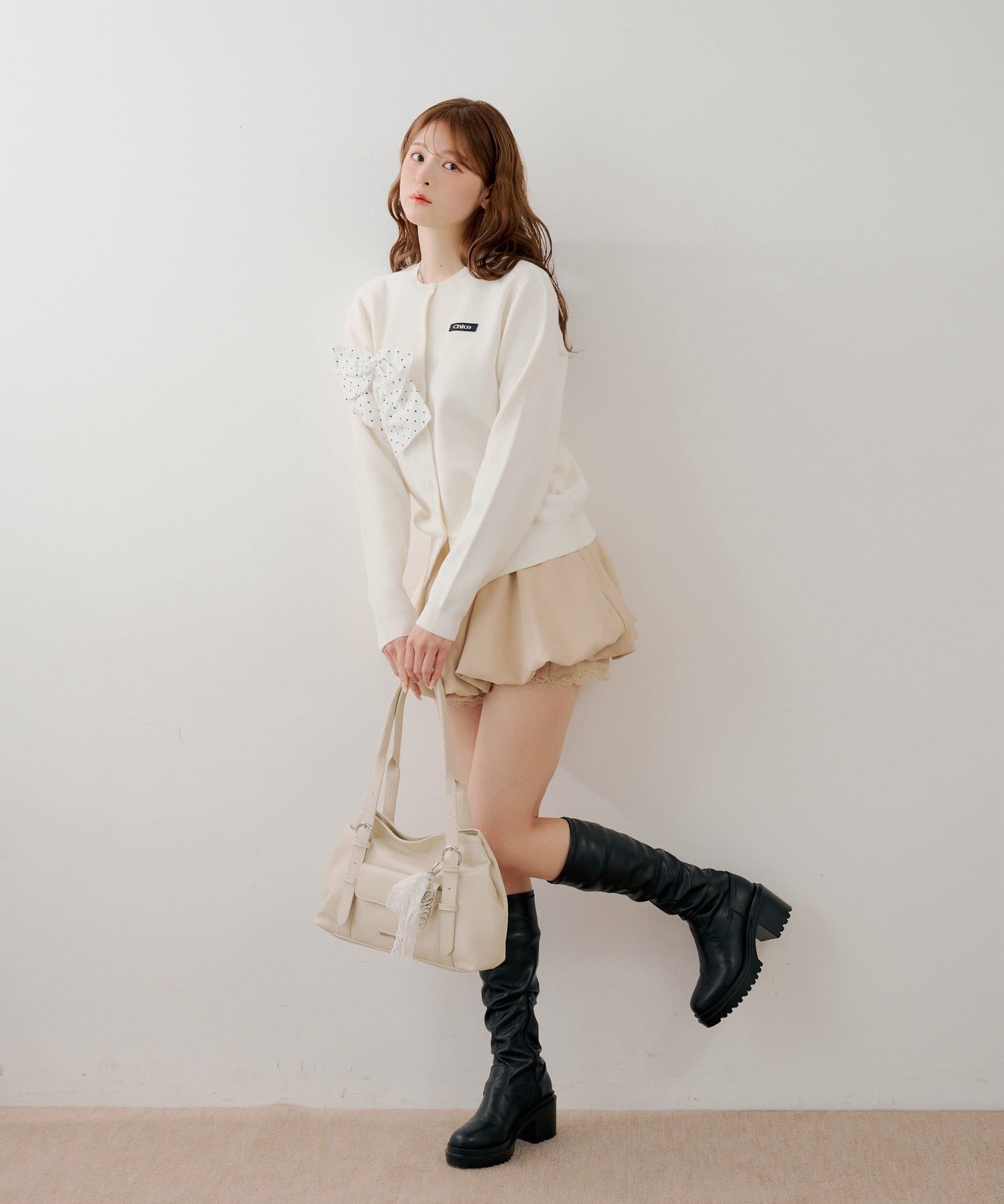 Chico(チコ) レイヤードバルーンミニスカート