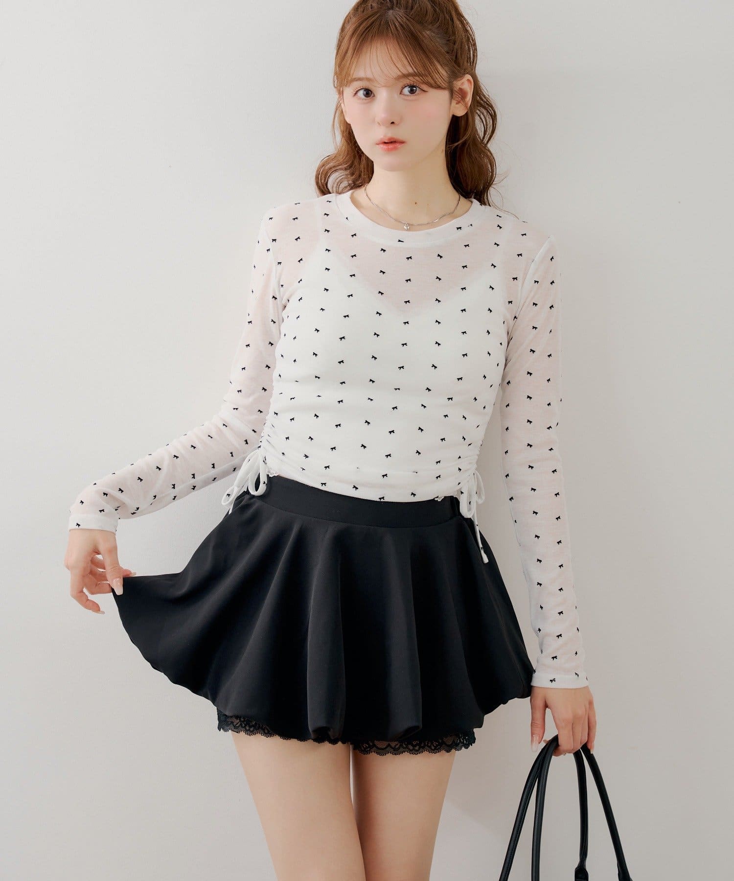 Chico(チコ) レイヤードバルーンミニスカート