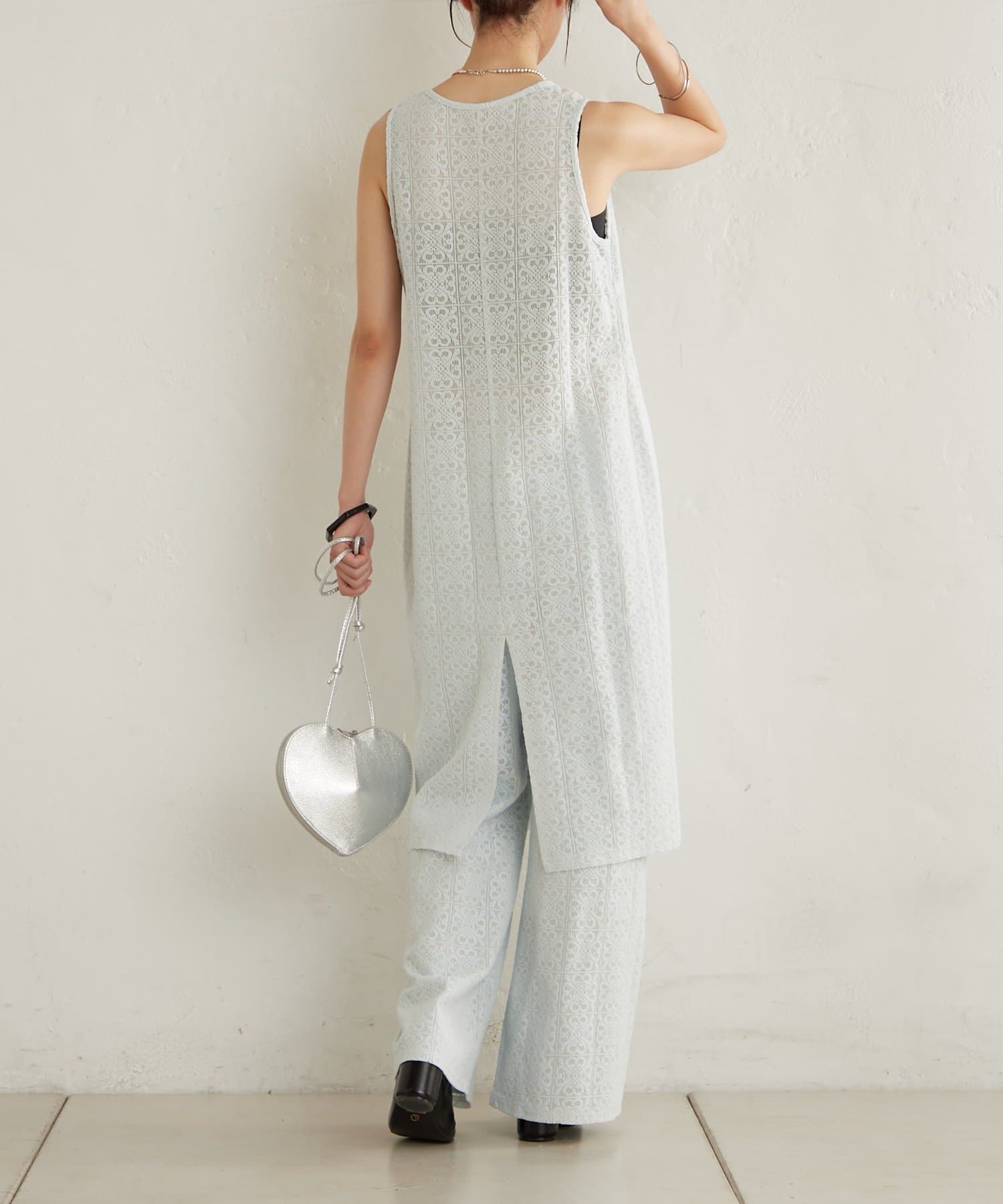 Omekashi(オメカシ) 【セットアップ着用可能◎】レースパンツ