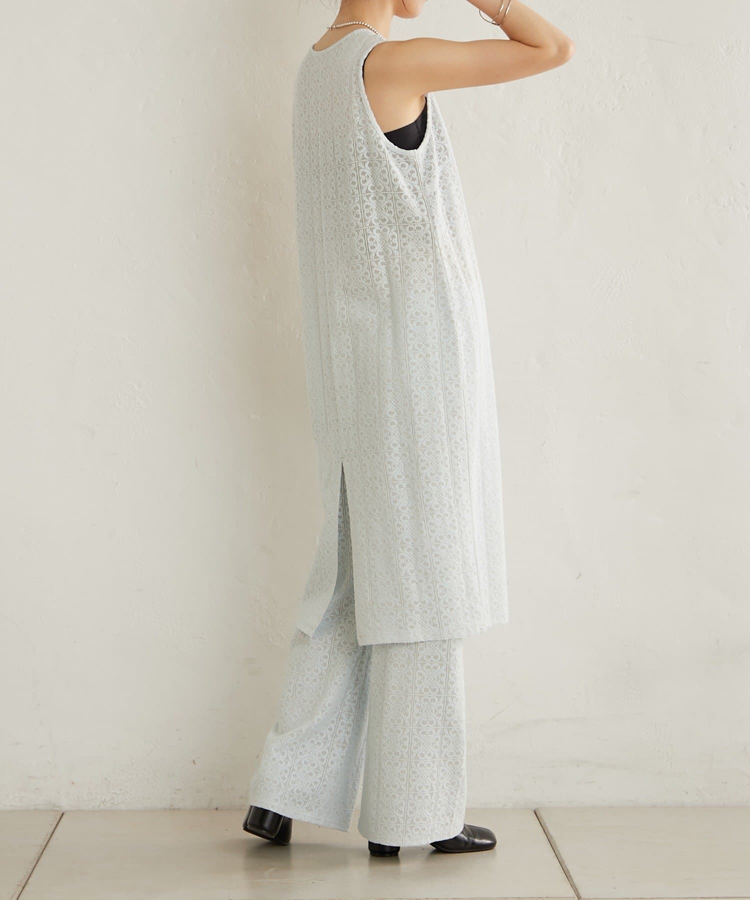 Omekashi(オメカシ) 【セットアップ着用可能◎】レースパンツ