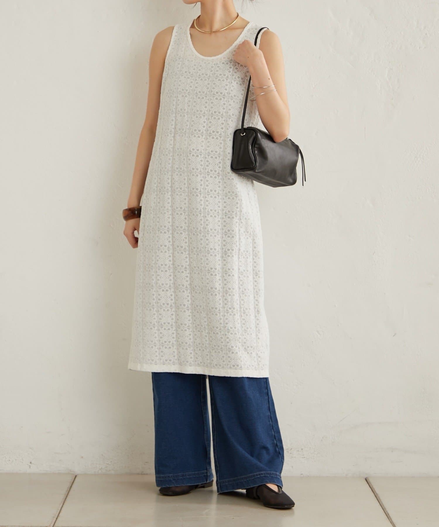 Omekashi(オメカシ) レースタンクワンピース