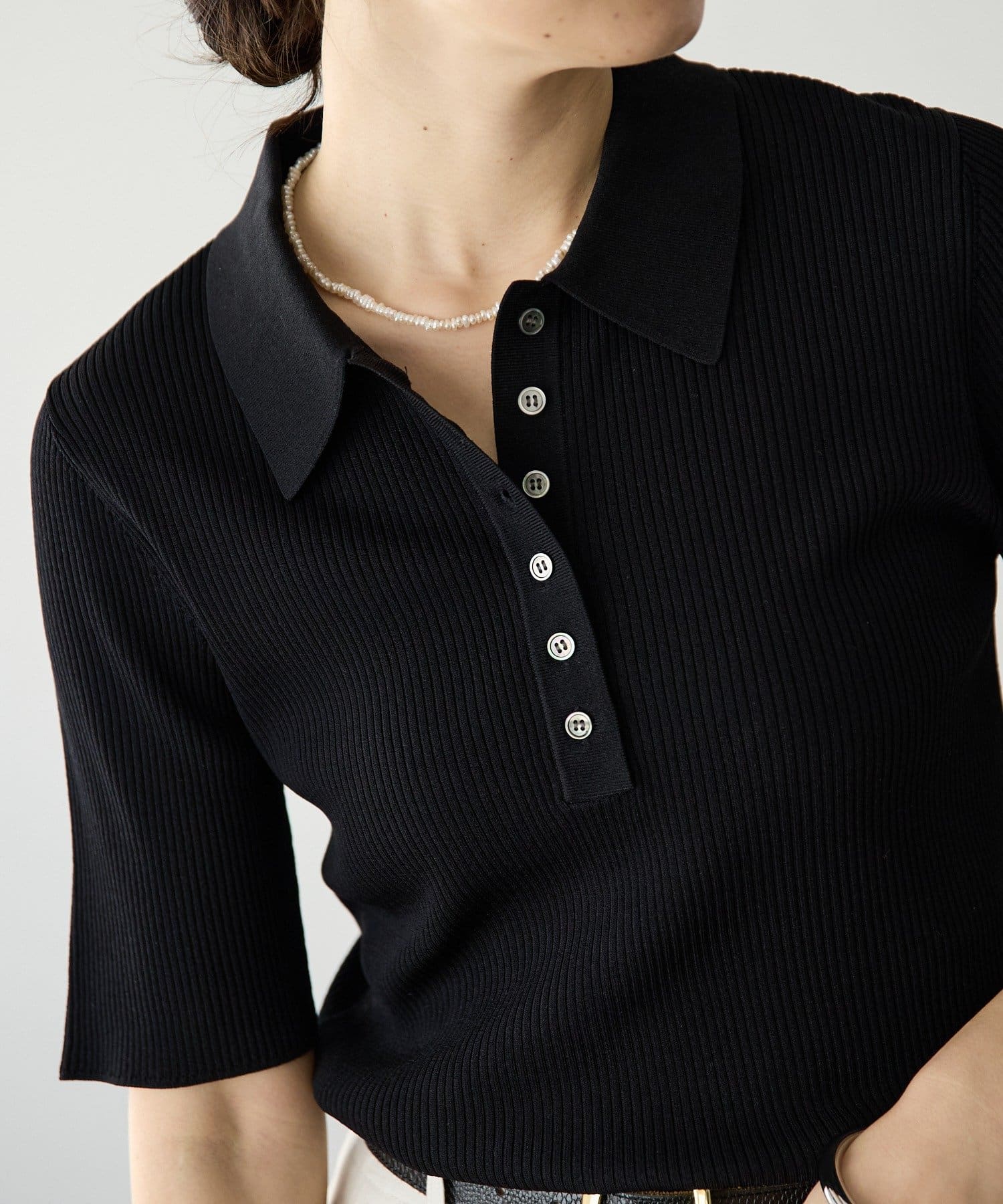 RIVE DROITE(リヴドロワ) 予約【オンオフ使える】クールフィールポロニット