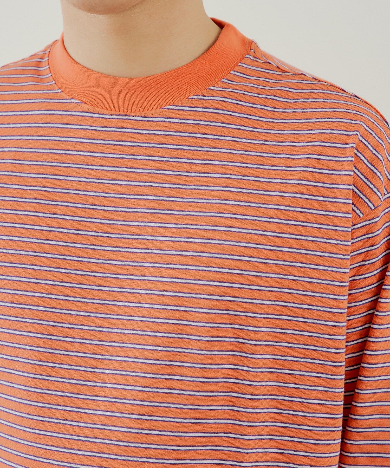 Kastane(カスタネ) 【ユニセックス】BM マルチボーダーロンT