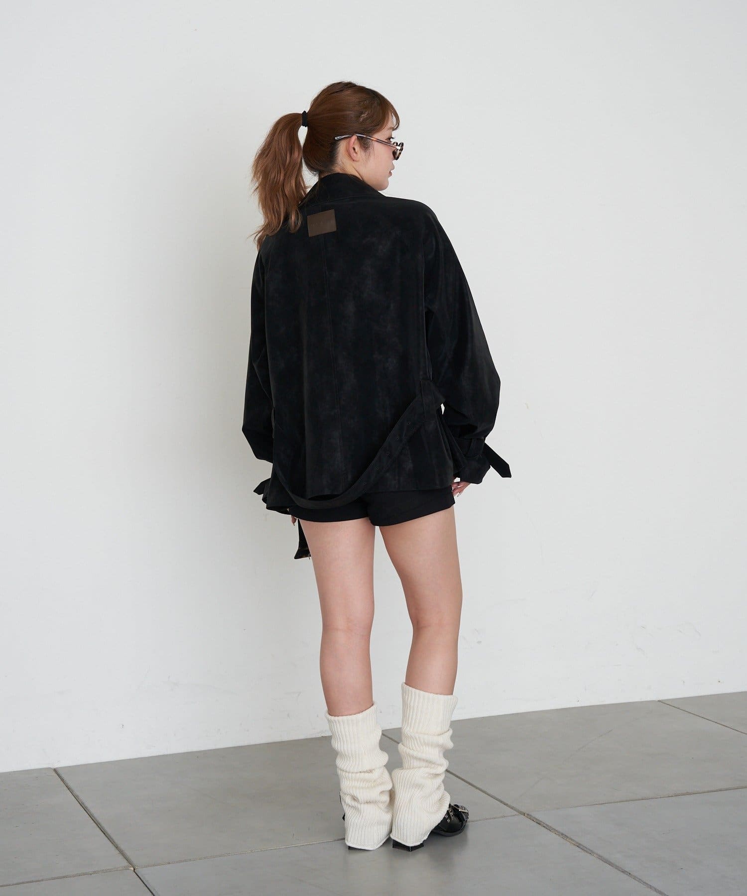 RAY CASSIN(レイカズン) ショート丈ルーズトレンチコート