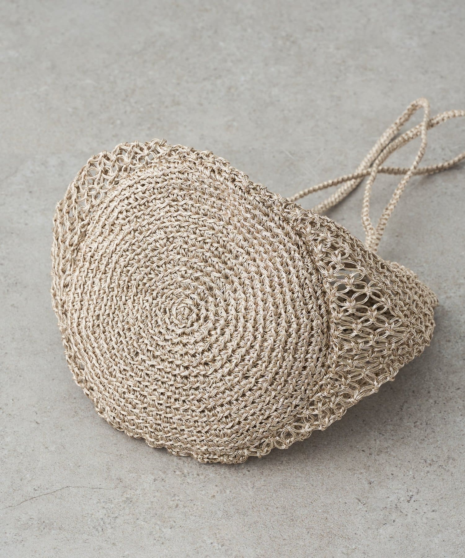 La boutique BonBon(ラブティックボンボン) 【バグマティ】メタリッククロシェバッグ