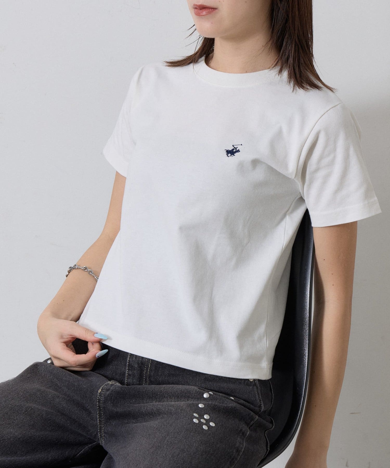 -goocy-(グーシー) 【BHPC】アイコン刺繍T