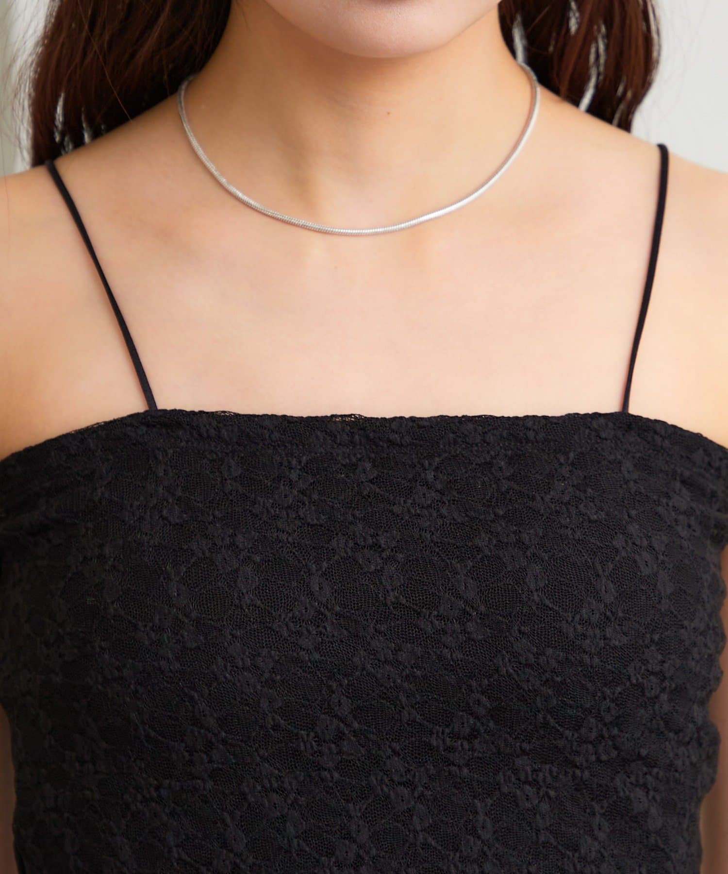 mystic(ミスティック) パット付きレースキャミソール