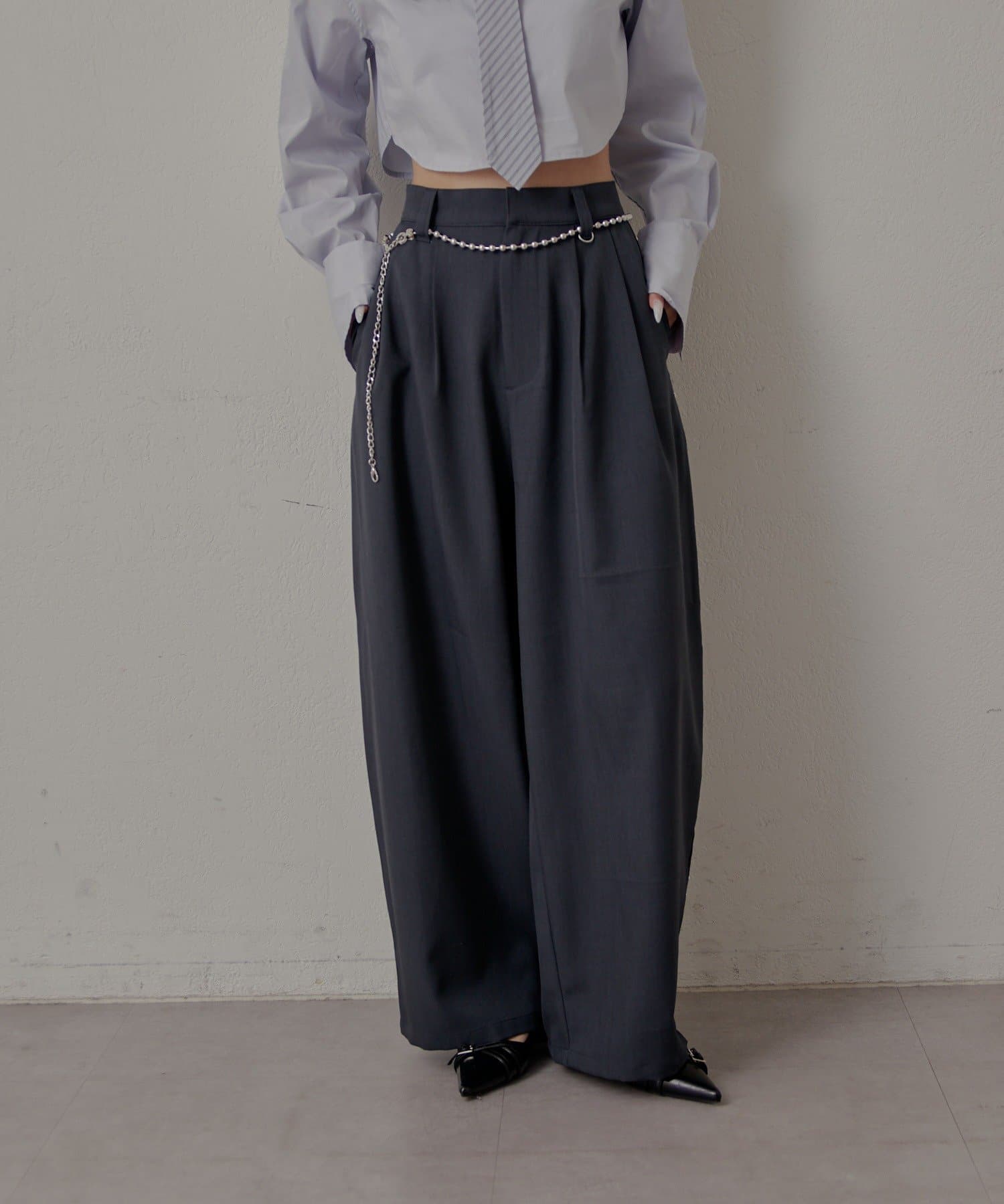 mline(エムライン) [mline]チェーンスラックス