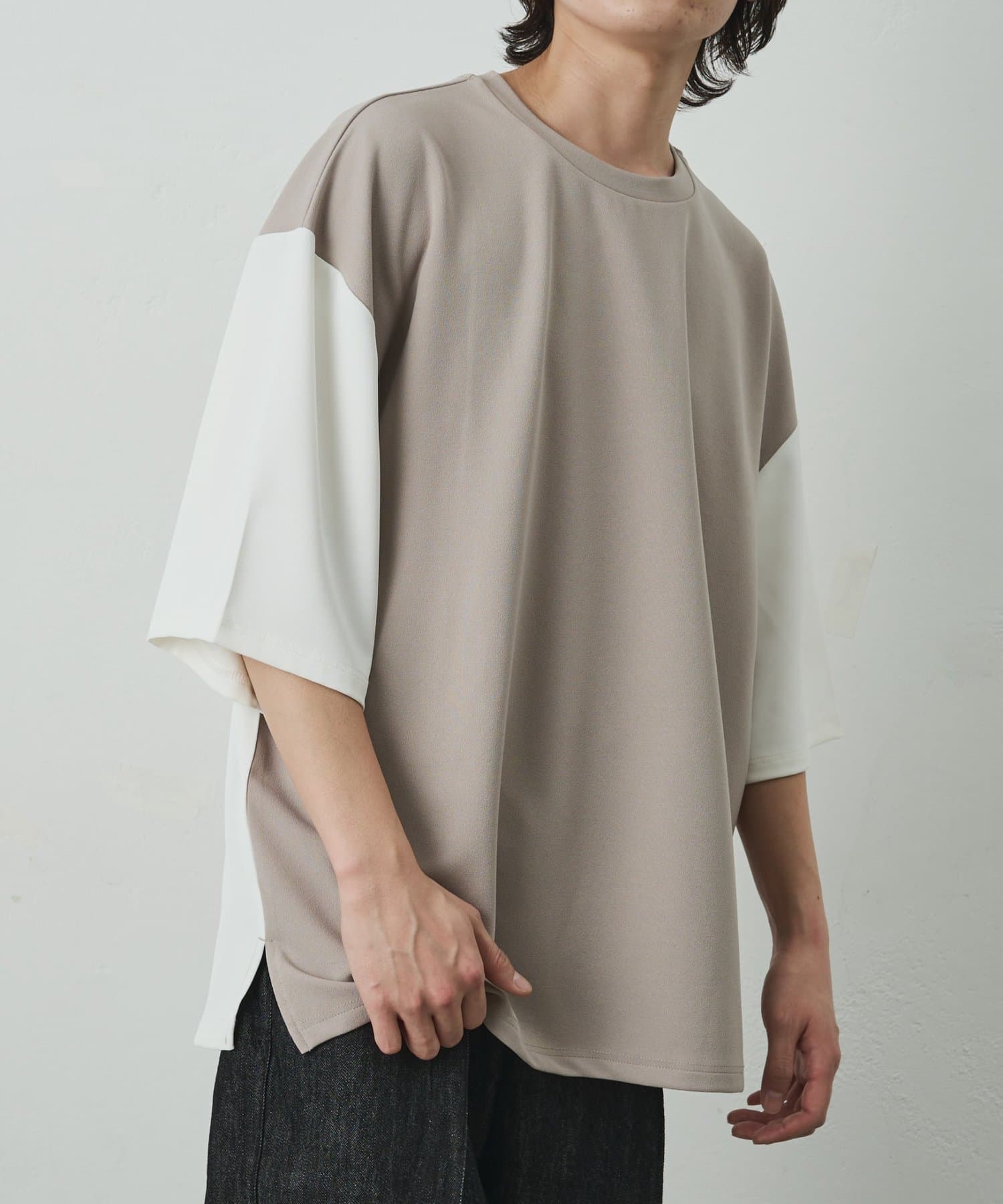 COLONY 2139(コロニー トゥーワンスリーナイン) ジョーゼットフハクキリカエ半袖T