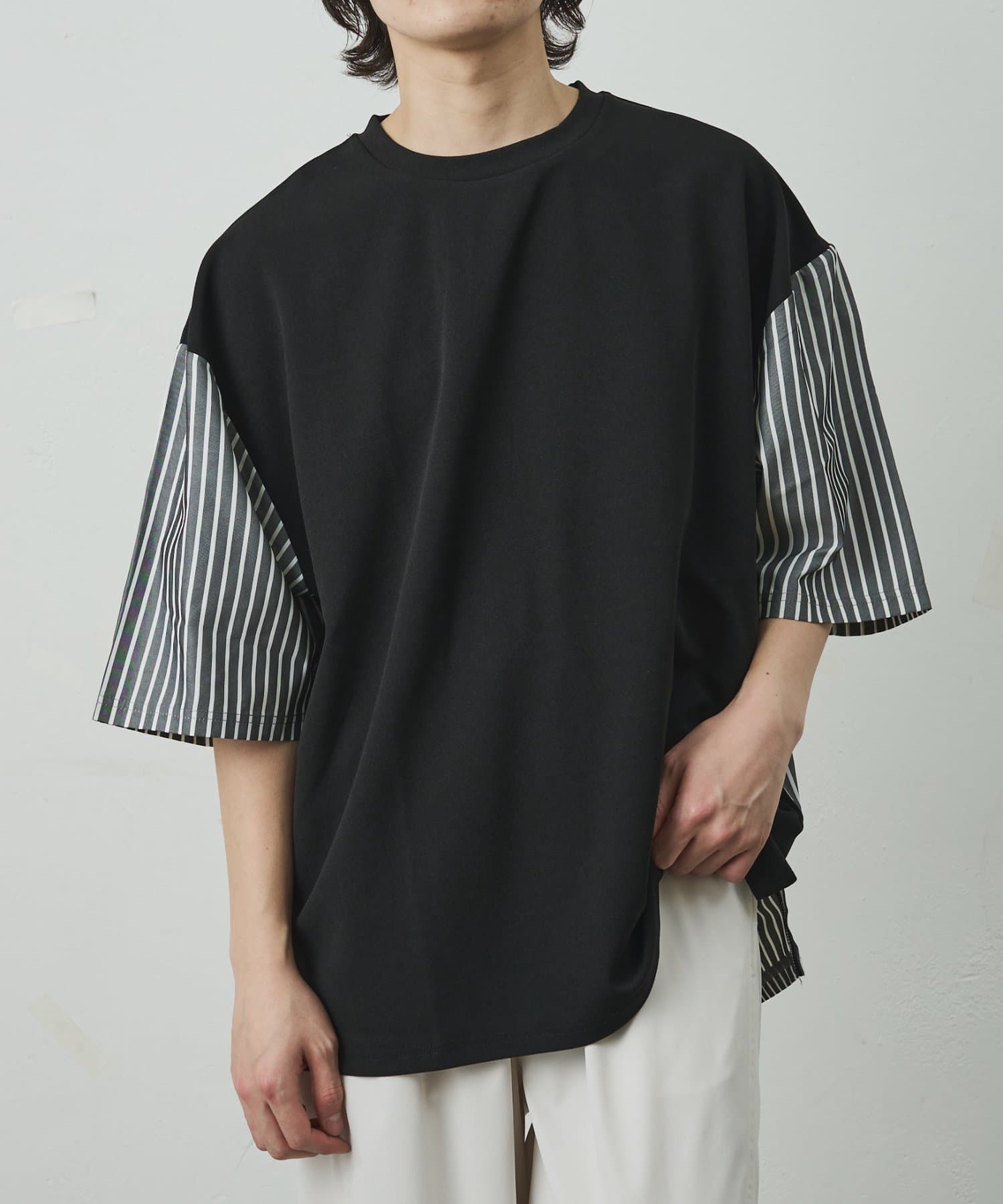 COLONY 2139(コロニー トゥーワンスリーナイン) ジョーゼットフハクキリカエ半袖T