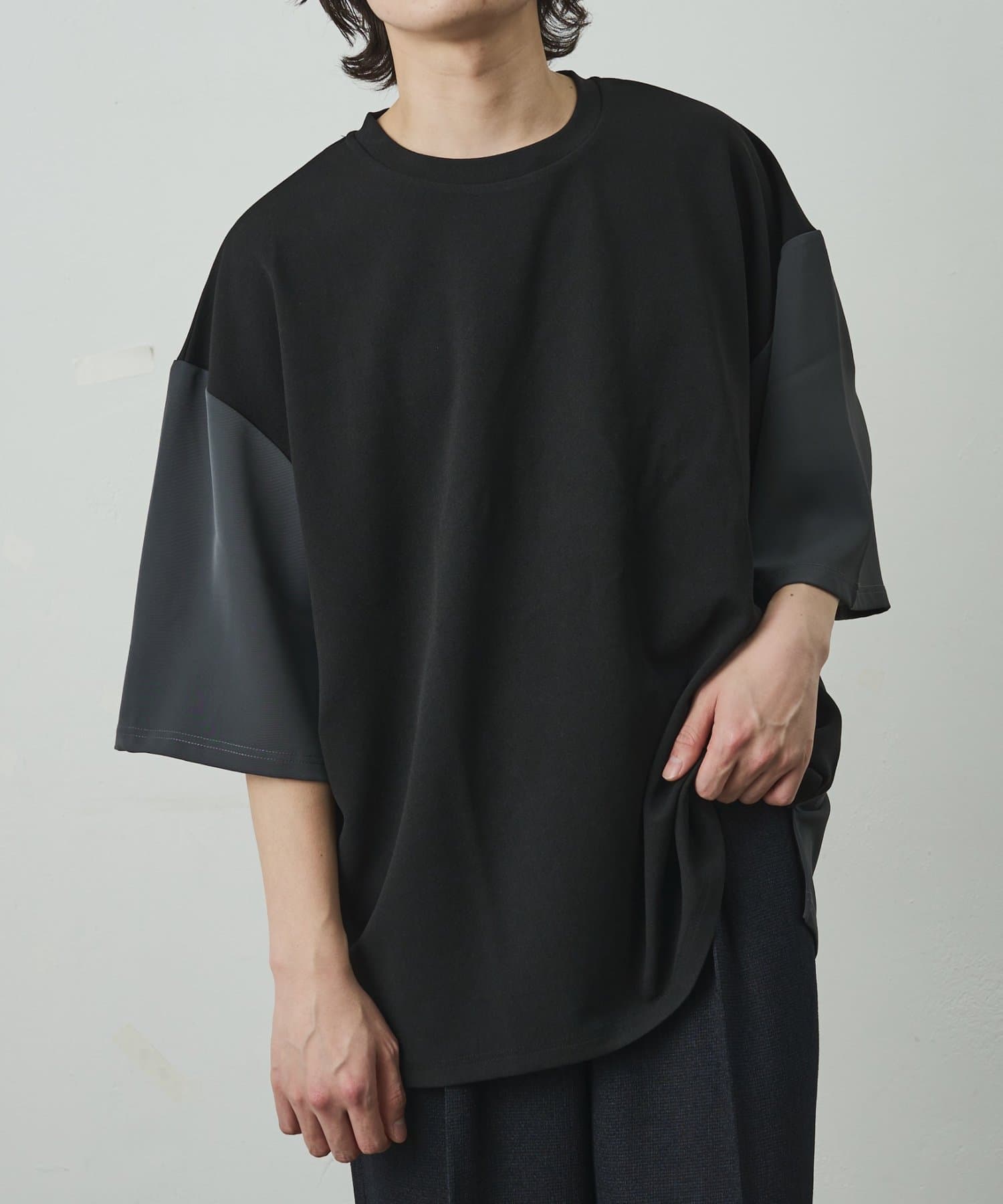 COLONY 2139(コロニー トゥーワンスリーナイン) ジョーゼットフハクキリカエ半袖T