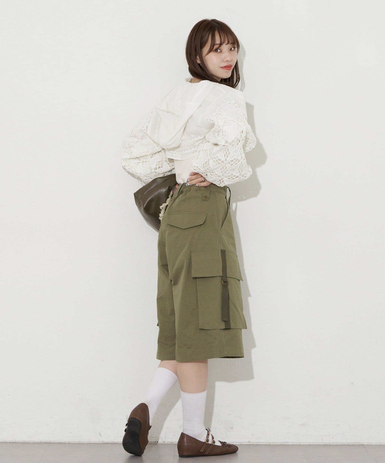 CIAOPANIC(チャオパニック) 【UNESS/ユーネス】カーゴハーフパンツ