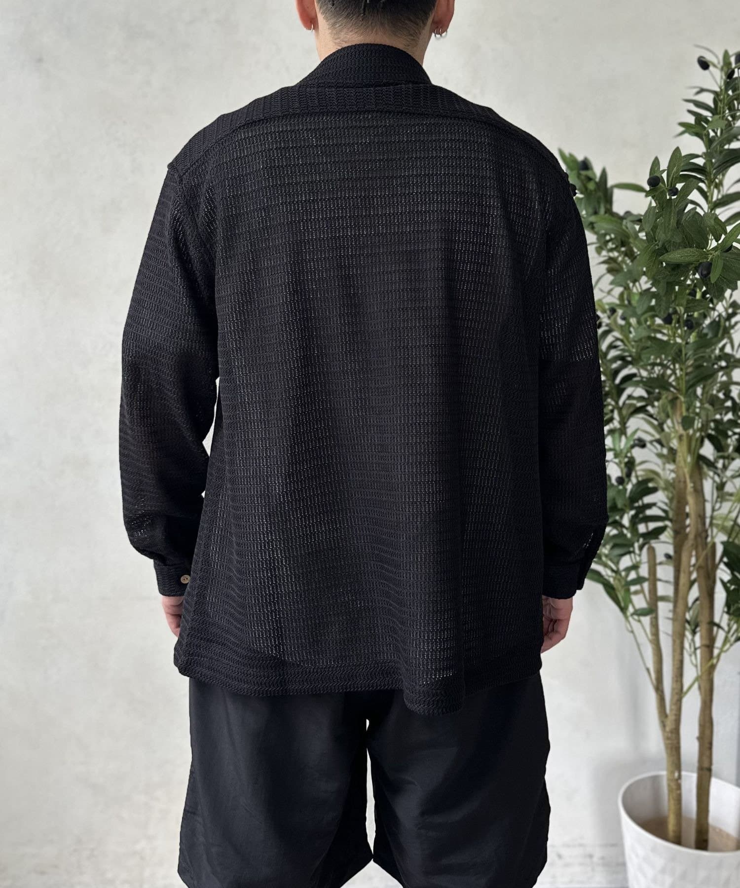 LOCUST(ローカスト) クロシェ編みロングスリーブシャツ