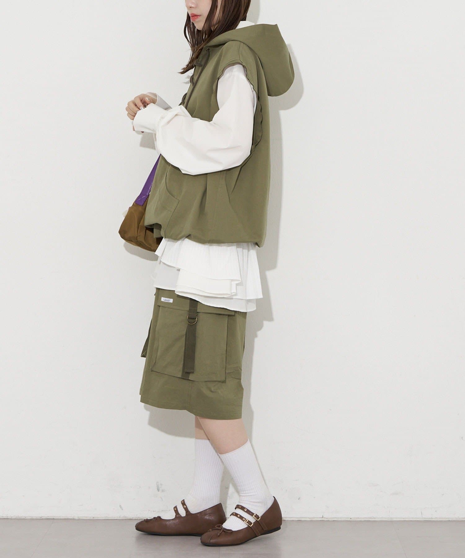 CIAOPANIC(チャオパニック) 【UNESS/ユーネス】レースアップアノラックベスト