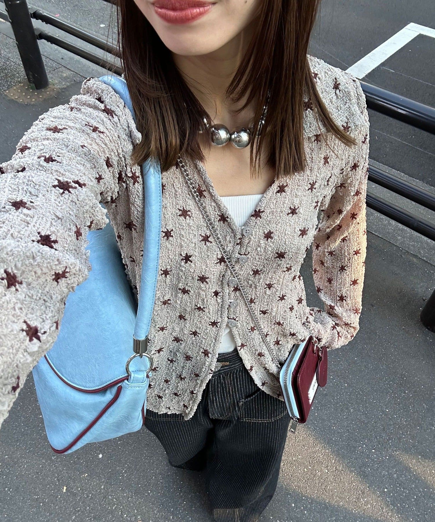 CIAOPANIC(チャオパニック) ぽこぽこポップコーンスキッパーシャツ