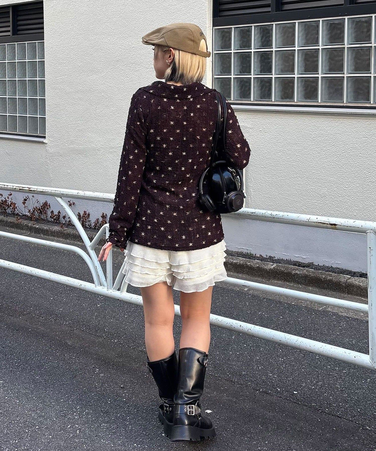 CIAOPANIC(チャオパニック) ぽこぽこポップコーンスキッパーシャツ