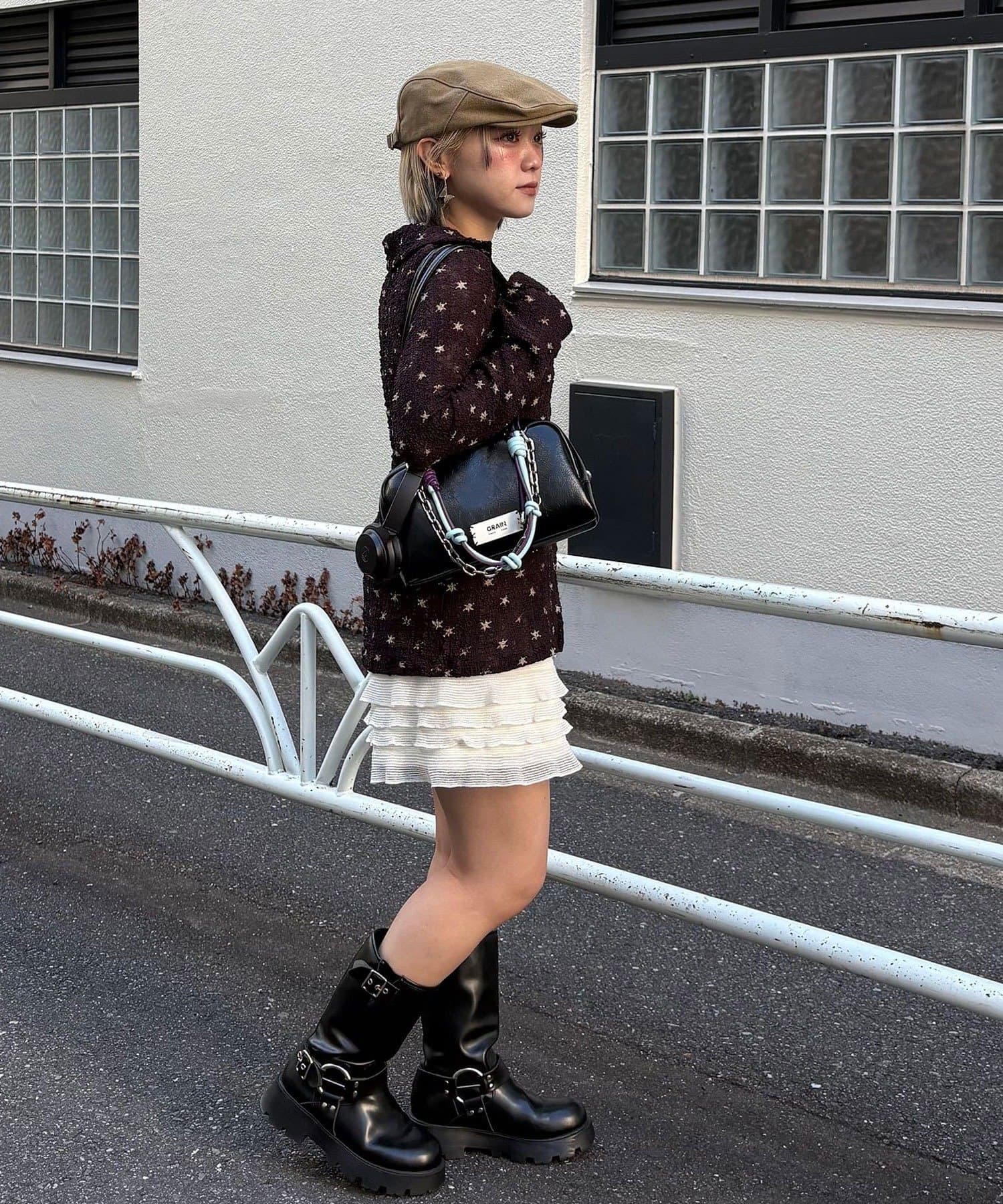 CIAOPANIC(チャオパニック) ぽこぽこポップコーンスキッパーシャツ