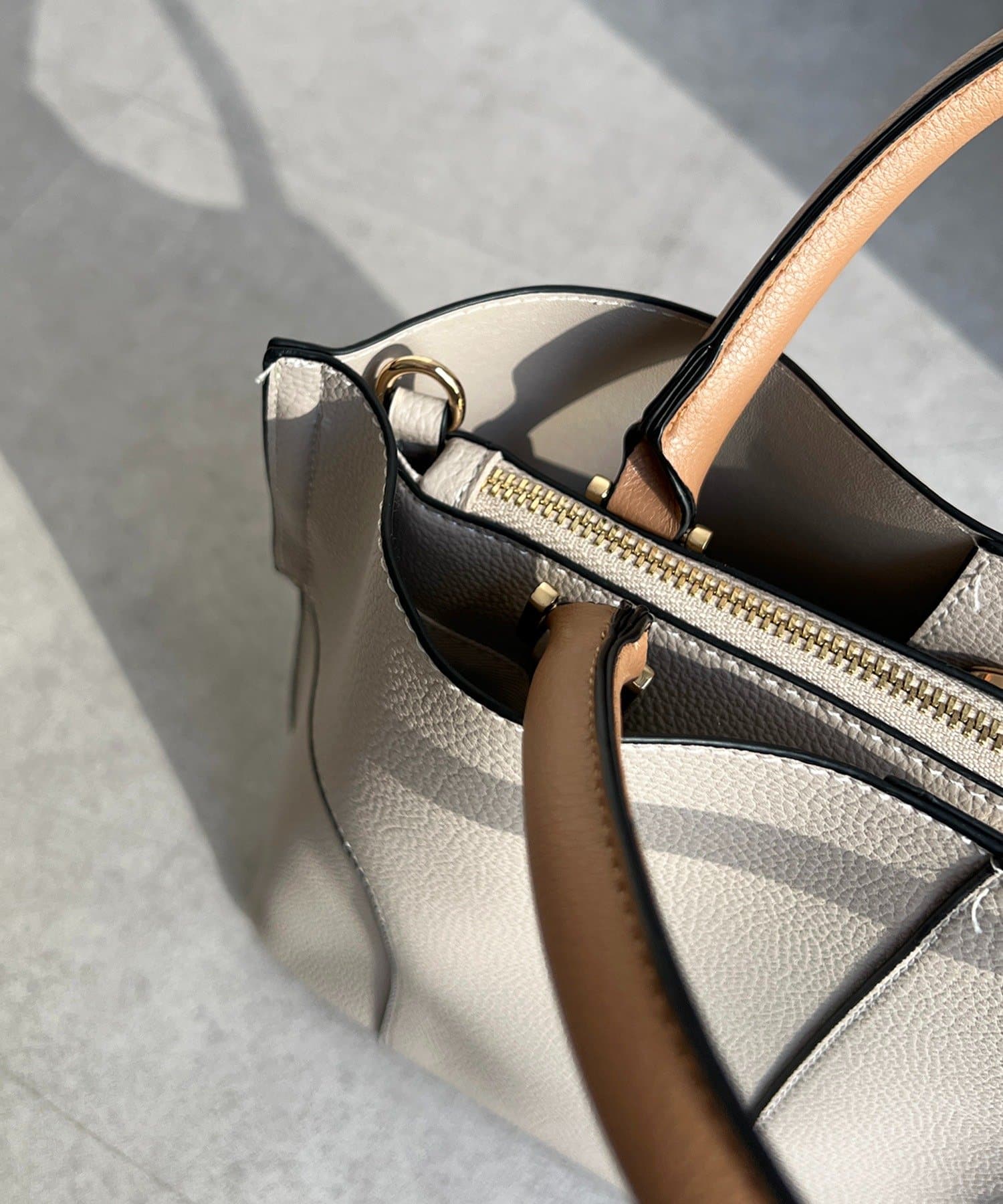 Croisiere(クロジエール) フェイクレザーコンパクトバッグ