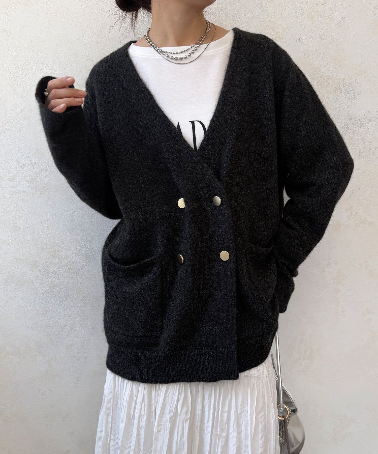 OUTLET(アウトレット) 【DouDou】ヤクウールニットジャケット