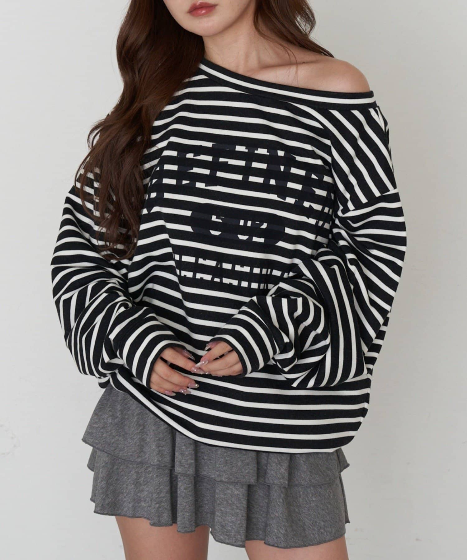 OUTLET(アウトレット) 【RAY CASSIN】ワンショルスウェット