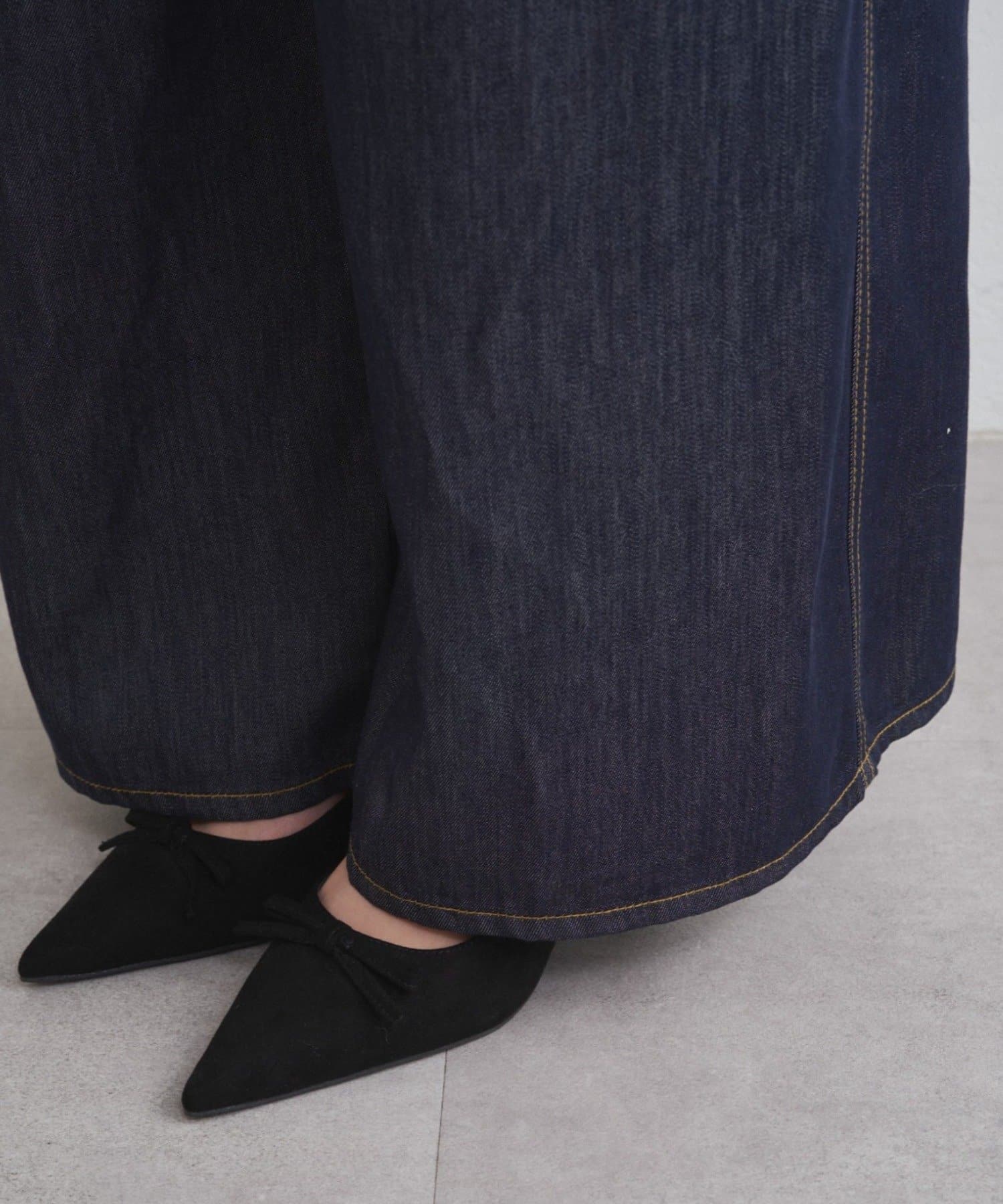 OUTLET(アウトレット) 【Loungedress】デニムキャミサロペット