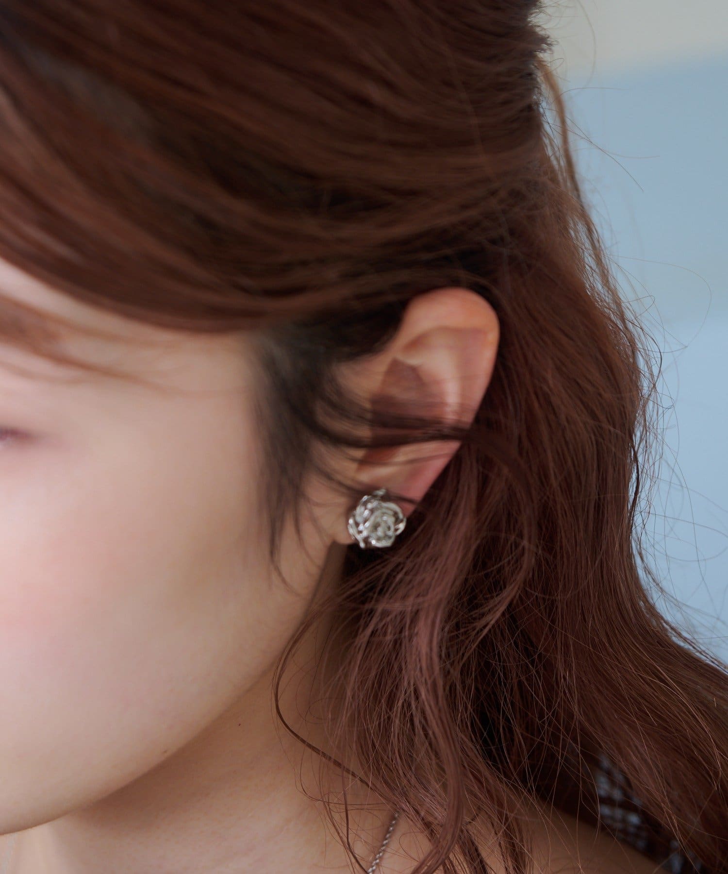 OUTLET(アウトレット) 【Kastane】ローズイヤリング