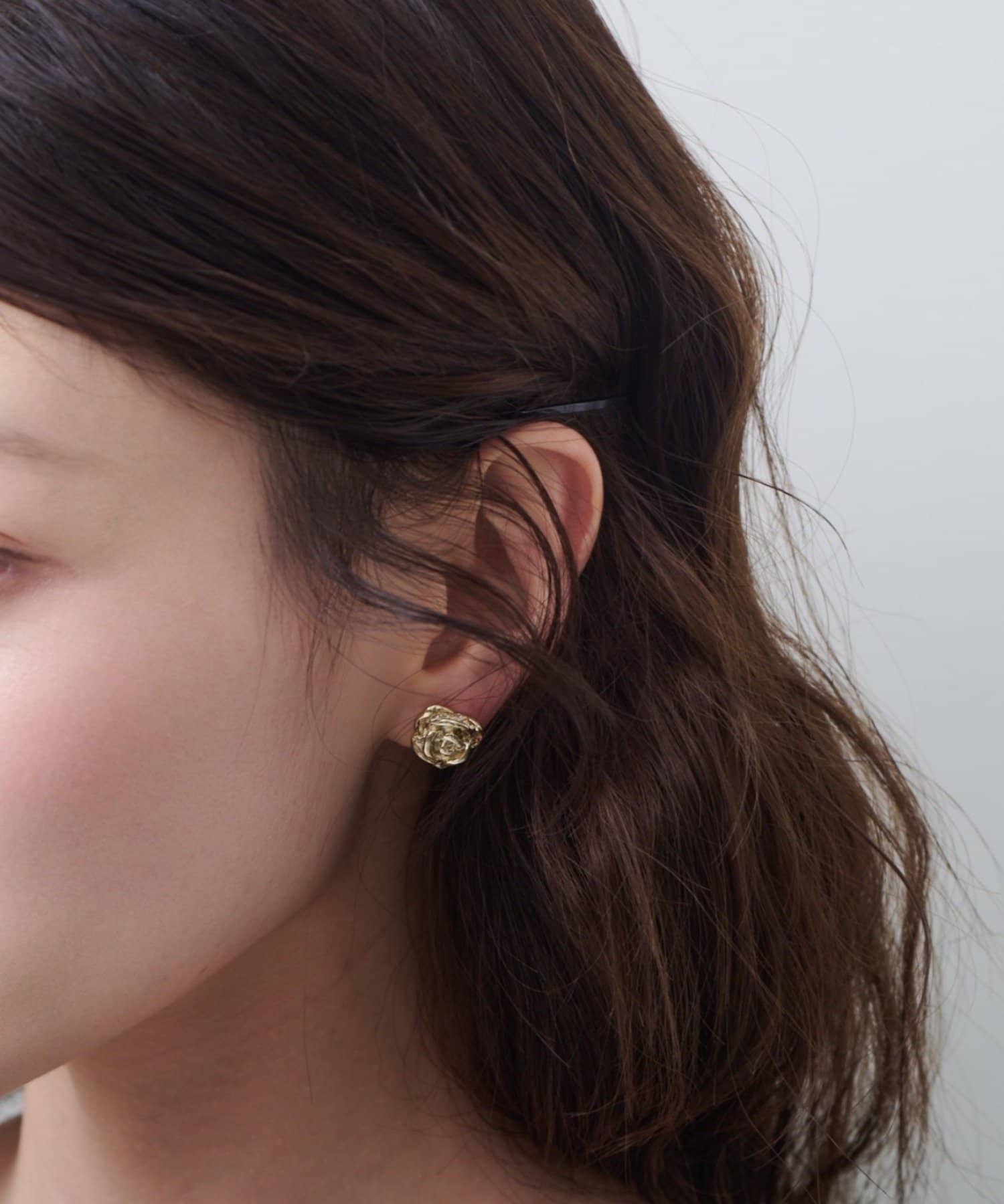 OUTLET(アウトレット) 【Kastane】ローズイヤリング