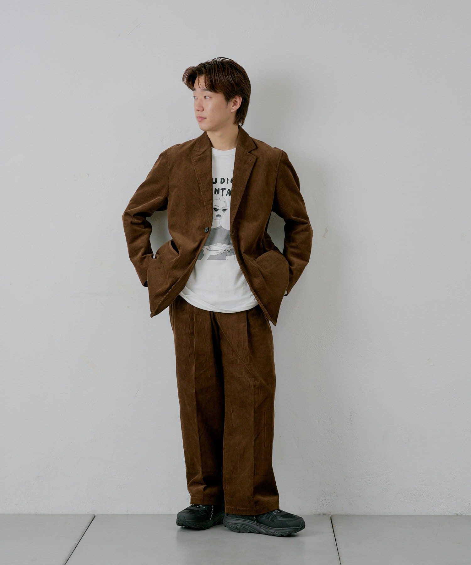 OUTLET(アウトレット) 【Kastane】コーデュロイ2Bテーラードジャケット