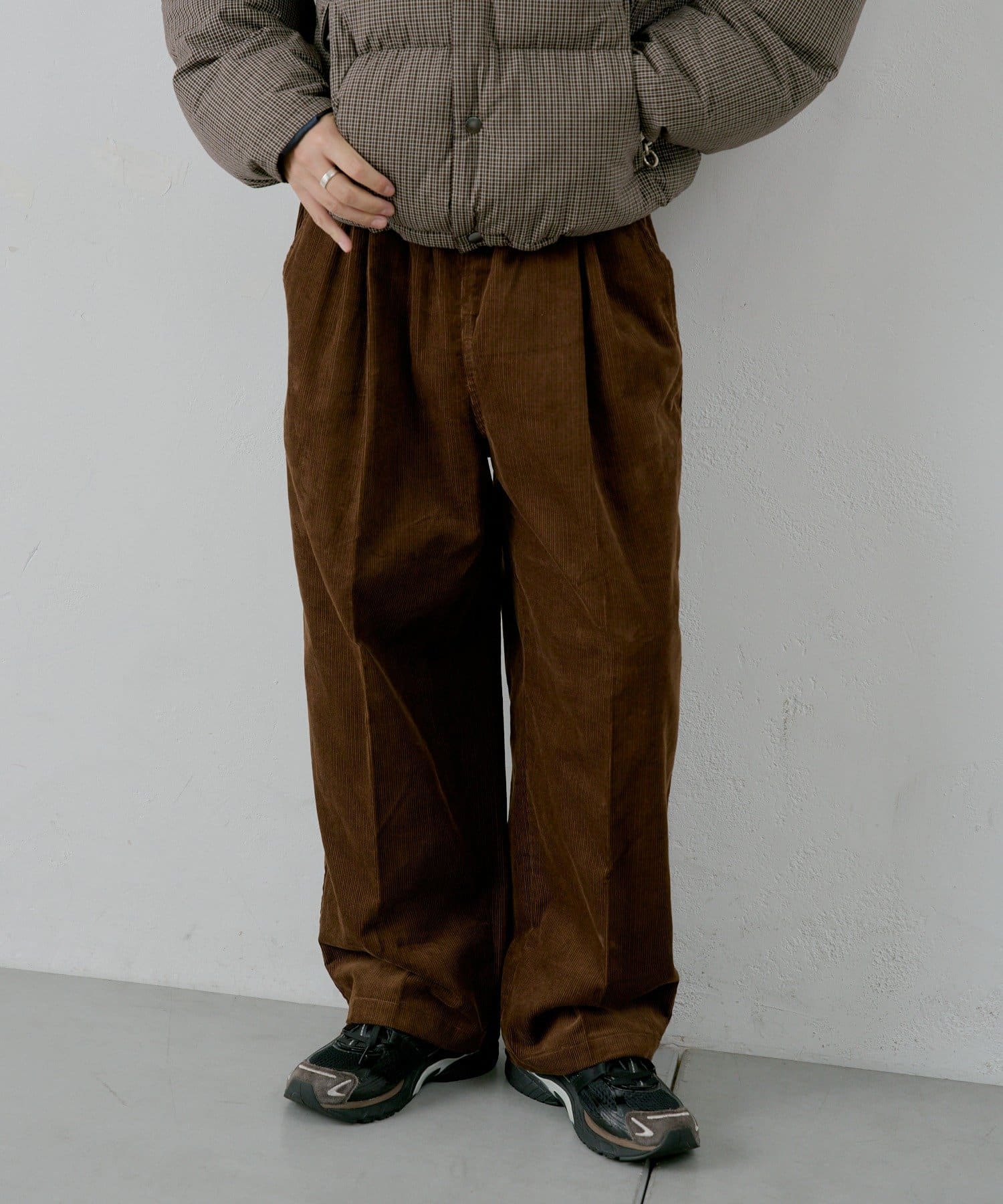 OUTLET(アウトレット) 【Kastane】コーデュロイイージースラックス