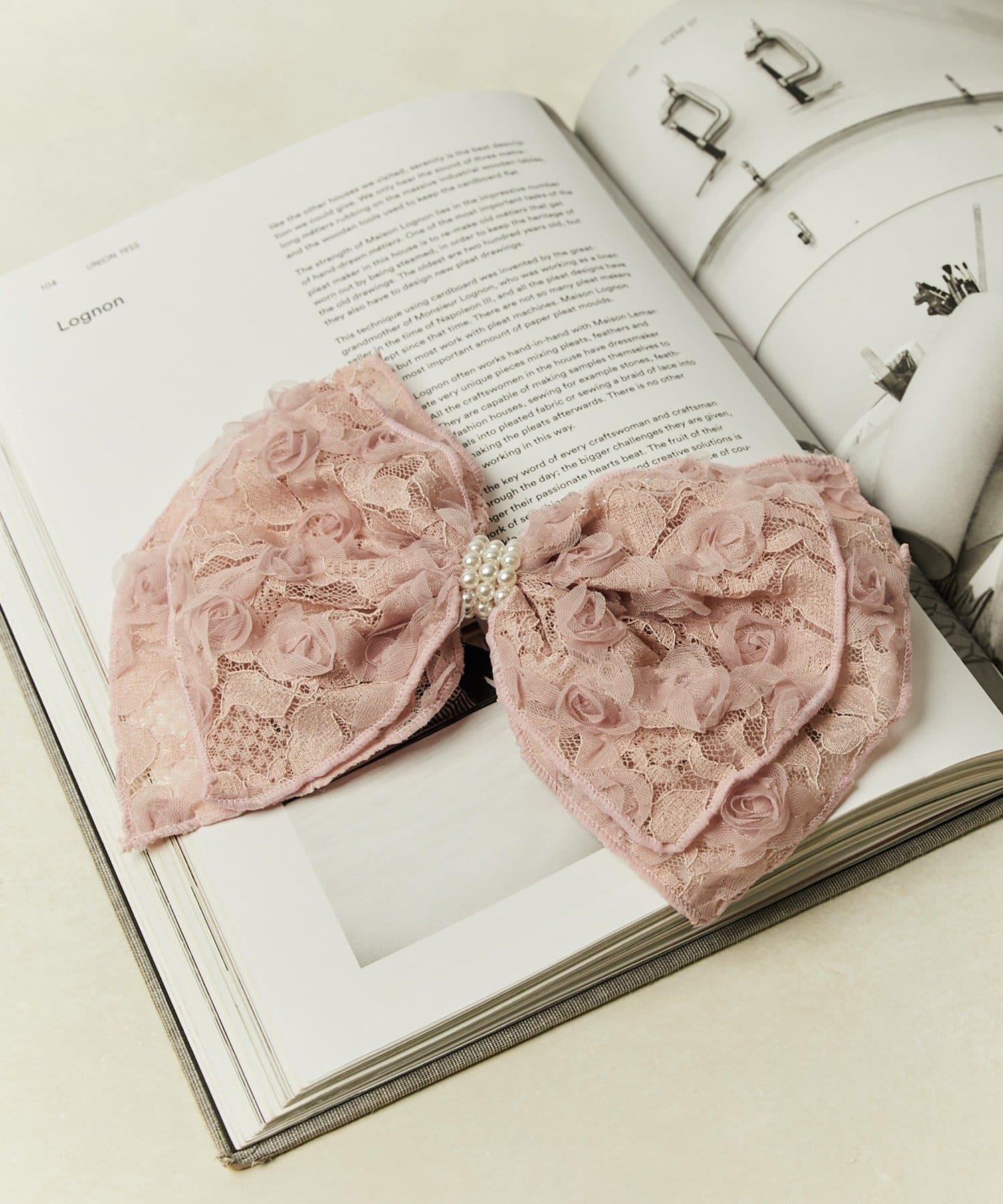 Lattice(ラティス) フラワーリボンバレッタ