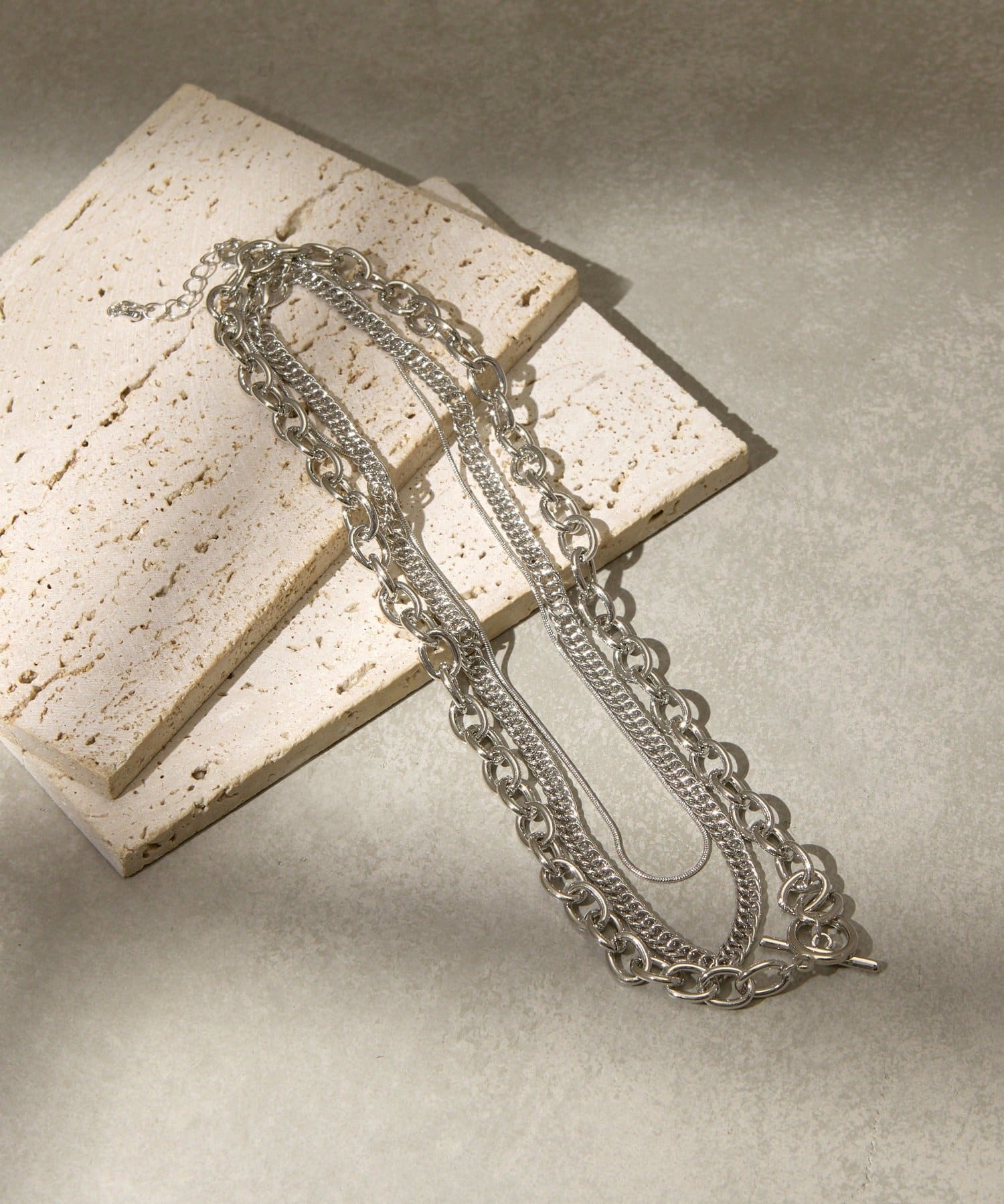 Lattice(ラティス) チェーンネックレスセット(3P)