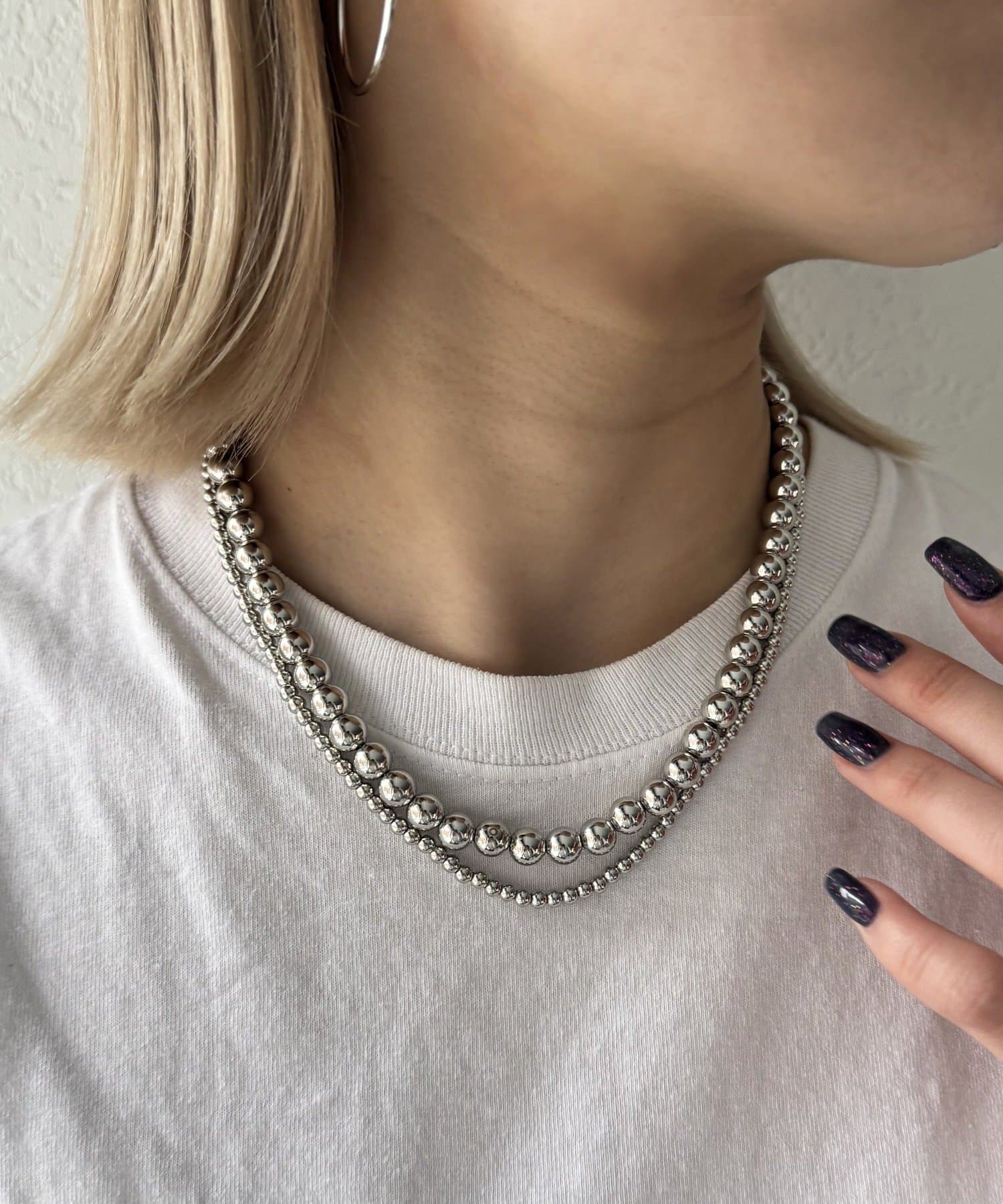 Lattice(ラティス) ボールチェーンネックレスセット(2P)