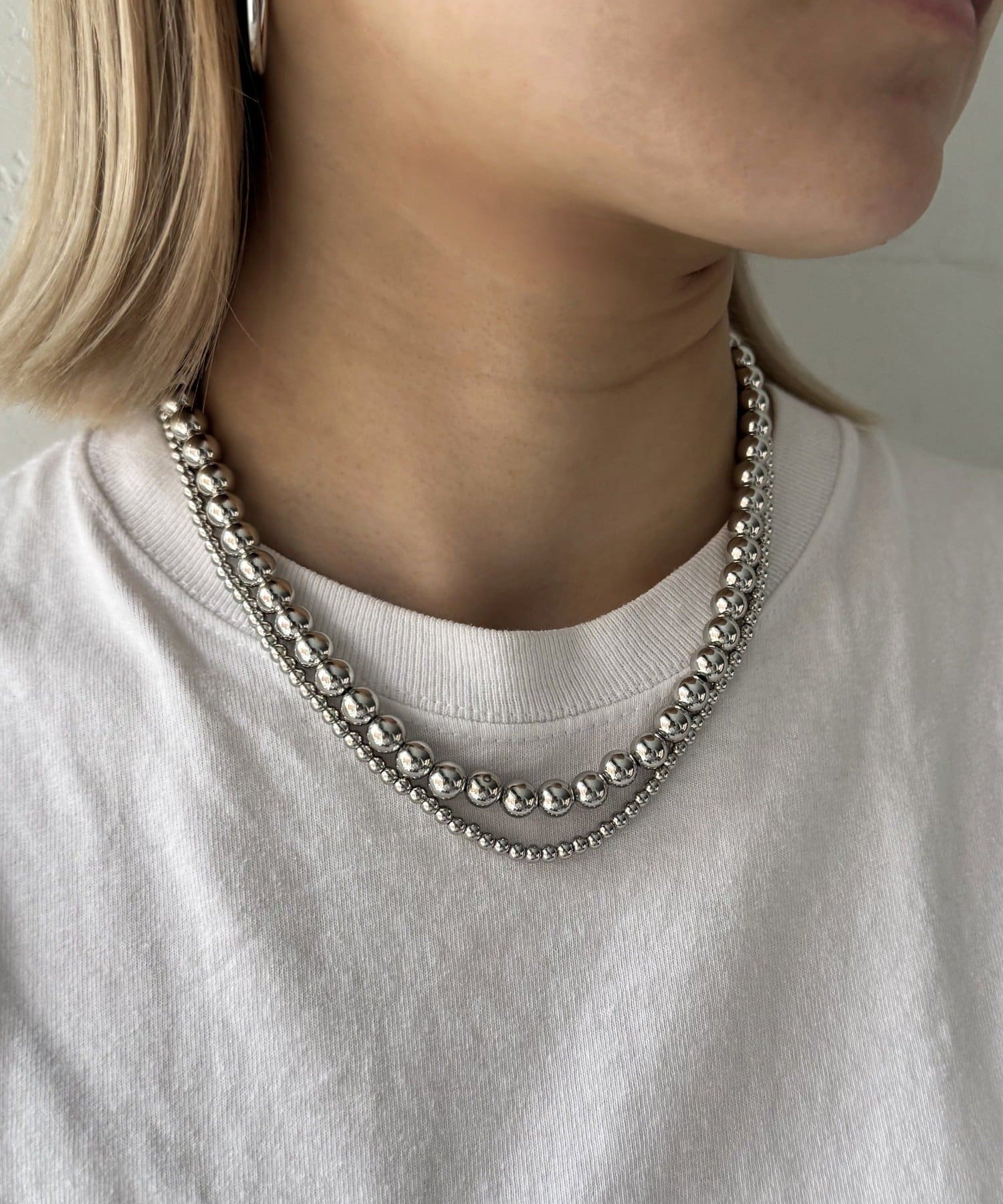 Lattice(ラティス) ボールチェーンネックレスセット(2P)