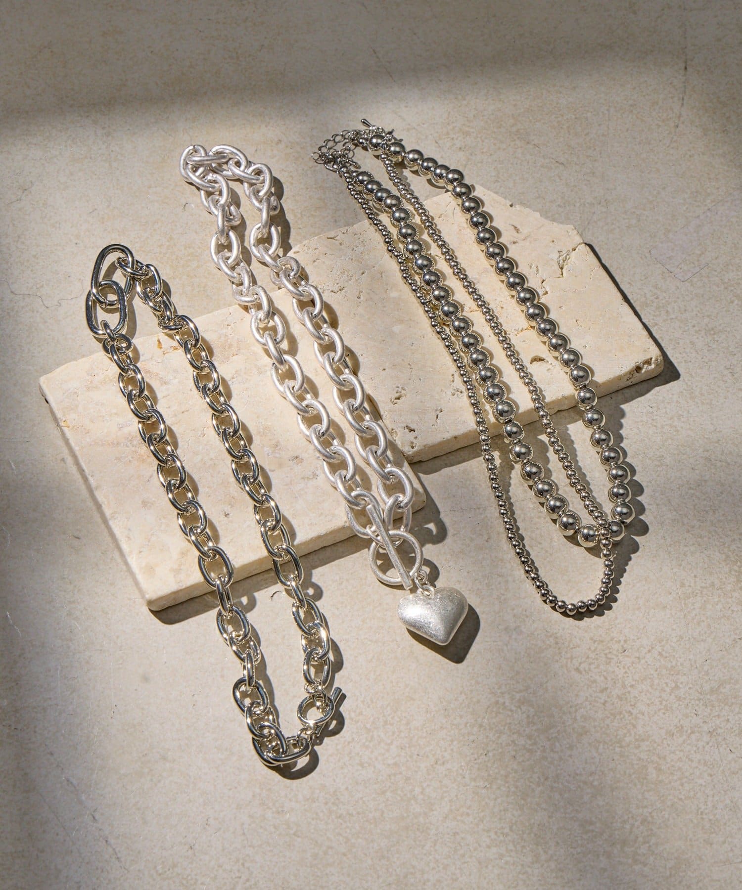 Lattice(ラティス) ボールチェーンネックレスセット(2P)